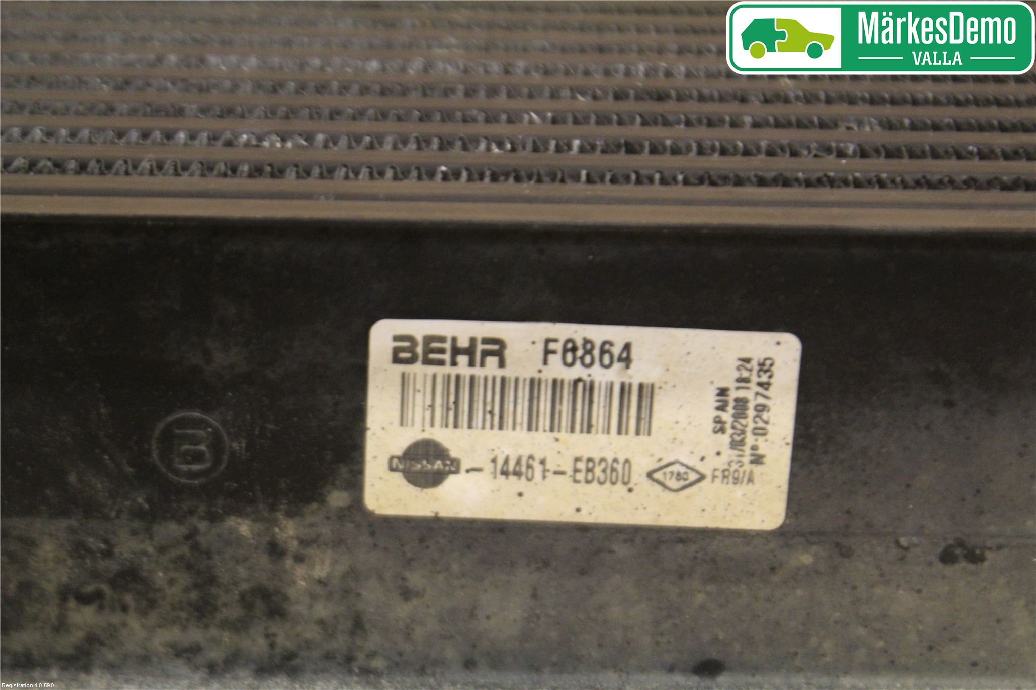 Nissan NAVARA 05-16 Intercooler Radiator