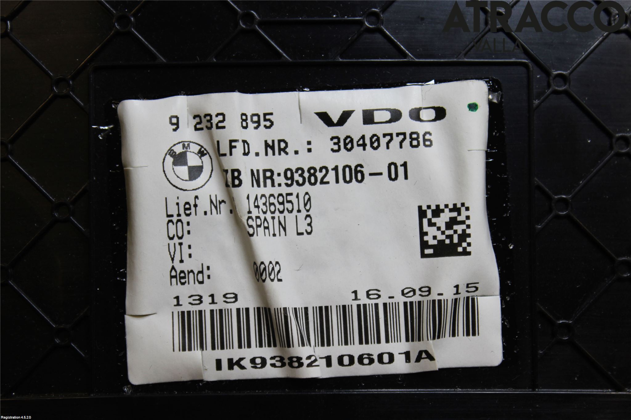 BMW 4 F32/F33/F82/F83 13-20 Instr Kombinert