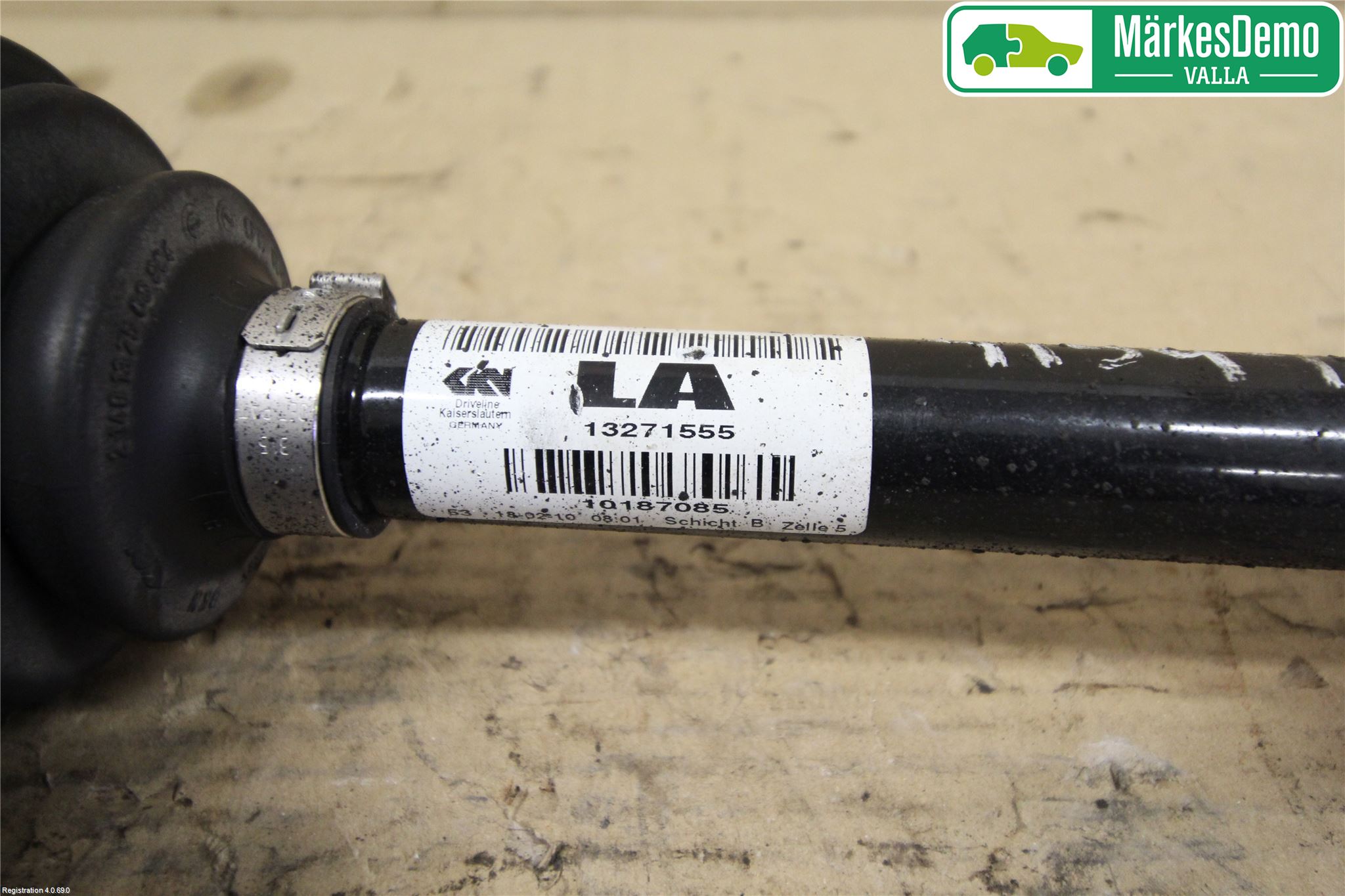Opel ASTRA J 10-15 Drivaksel Foran Kompl Venstre