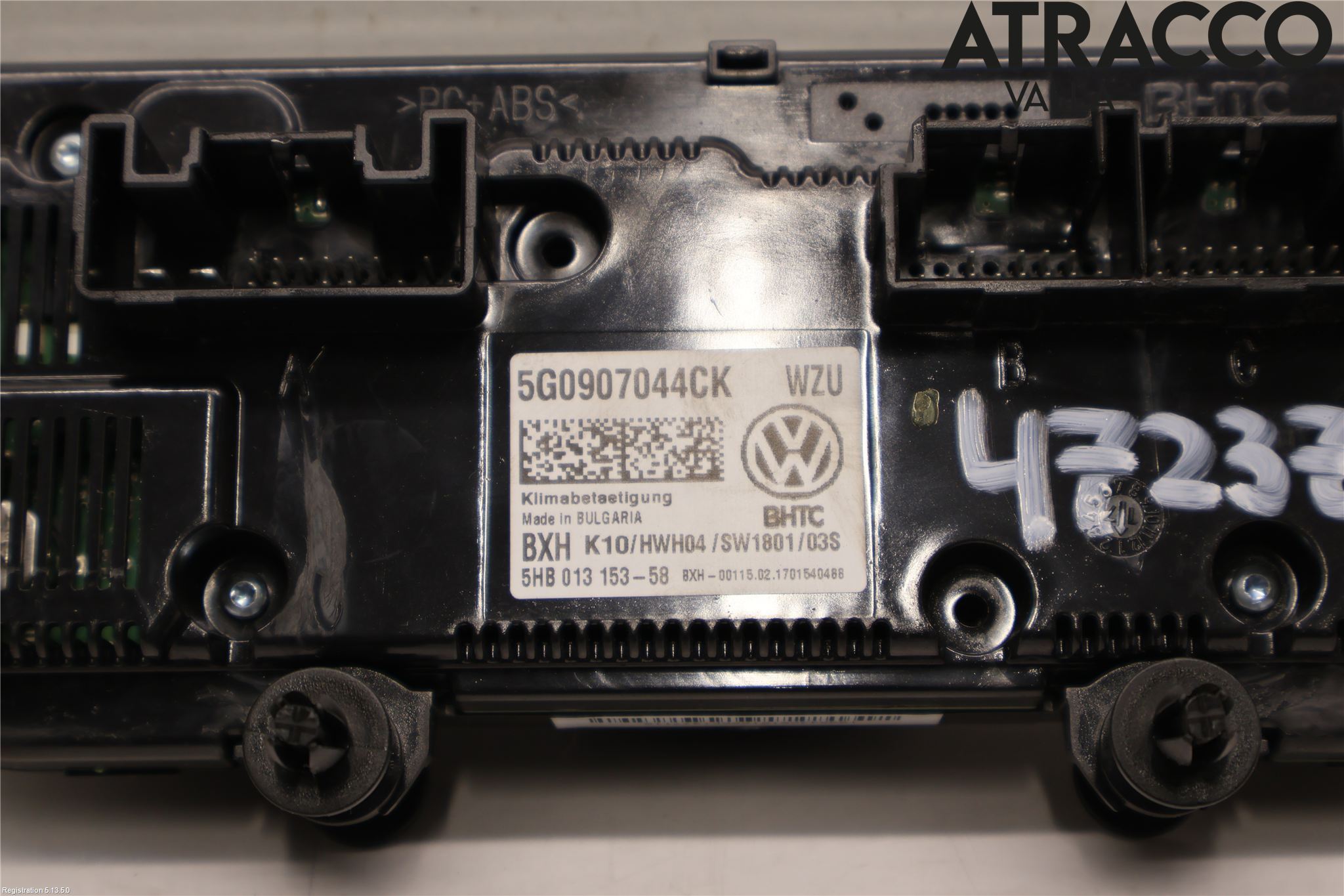 Volkswagen VW PASSAT 15-19 Varme Ac Betjening-Display