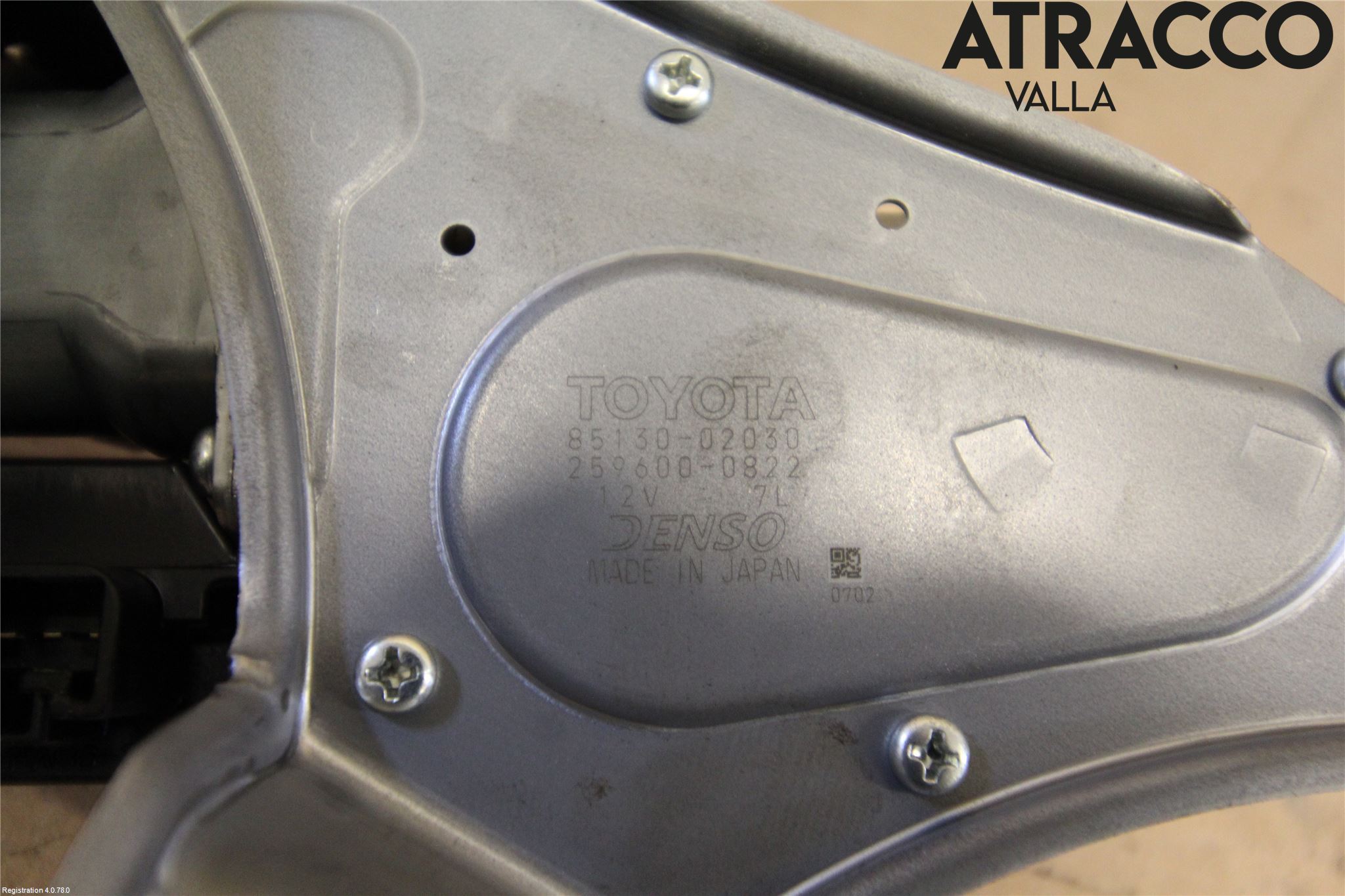 Toyota AURIS 07-09 Viskermotor Bakluke