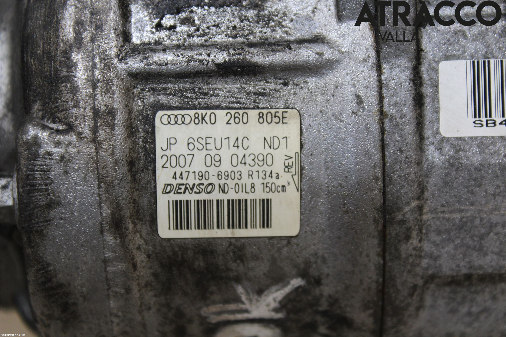 Audi A4/S4 08-11 Varme Ac Kompressor