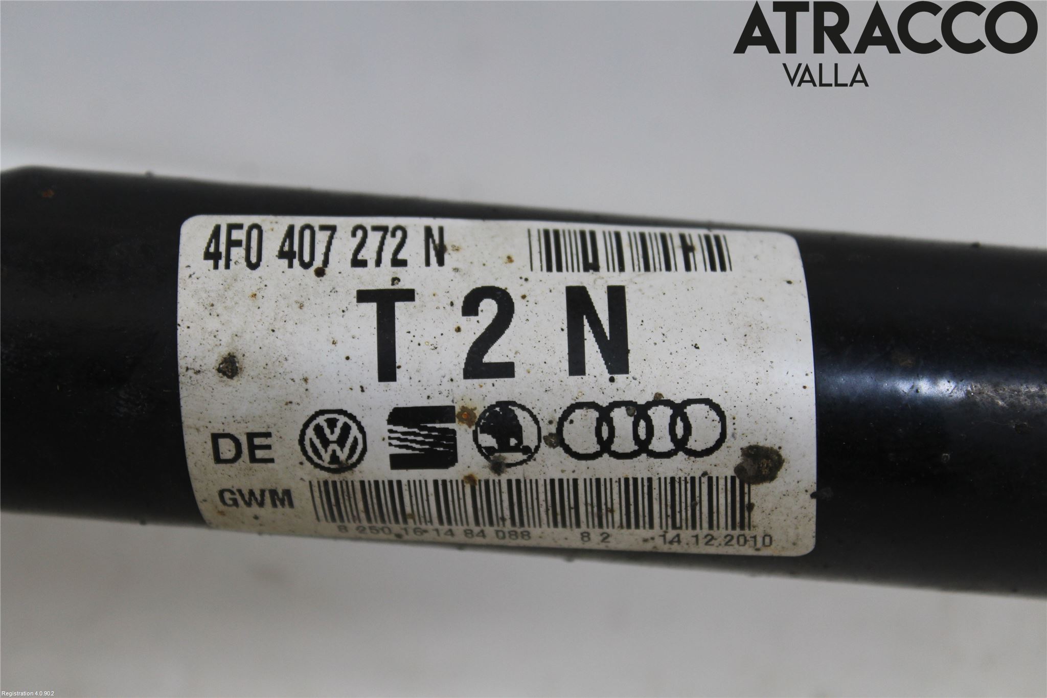 Audi A6/S6     05-11 Drivaksel Foran Kompl Høyre
