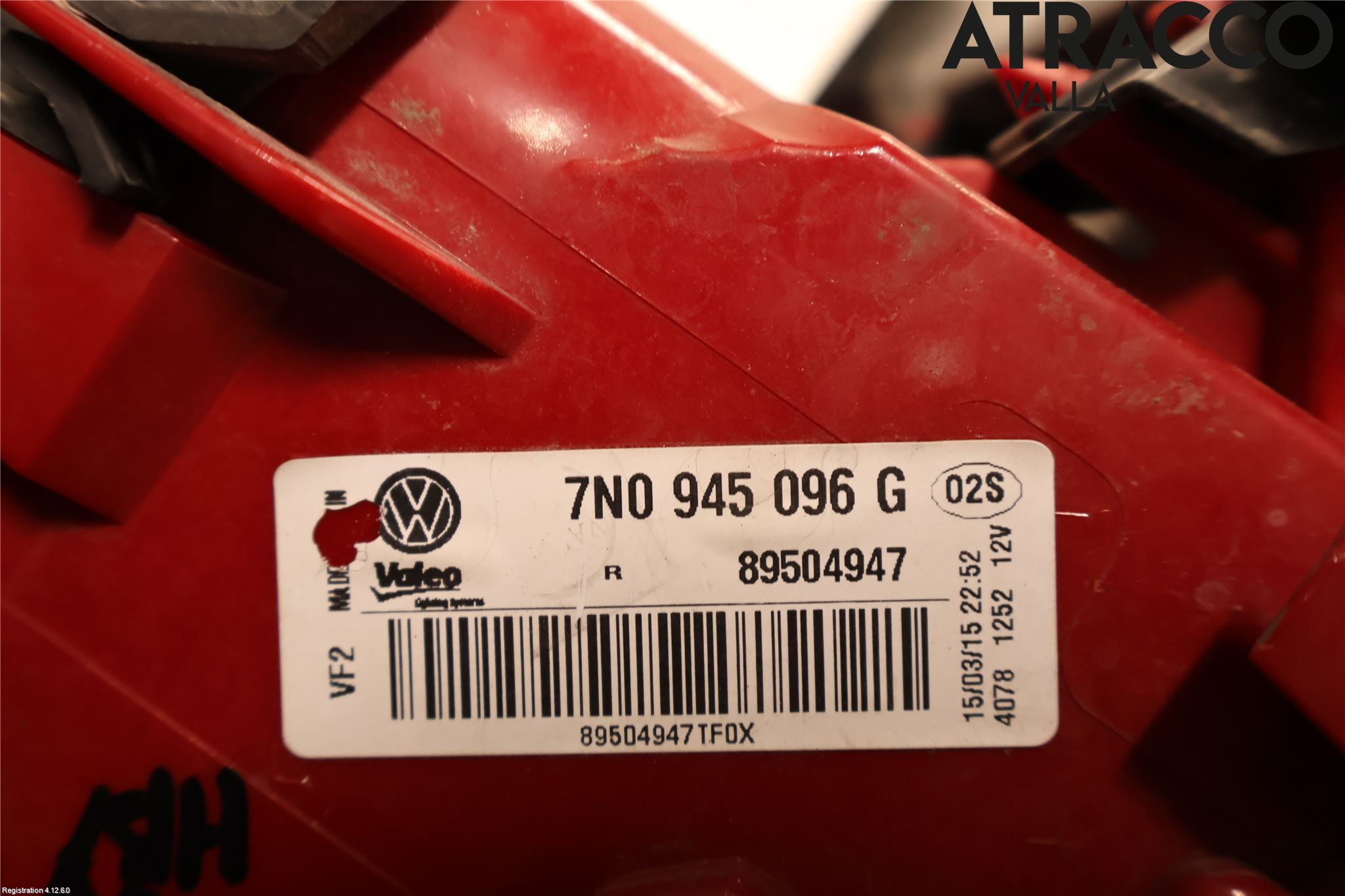 Volkswagen VW SHARAN 11- Baklykt Høyre