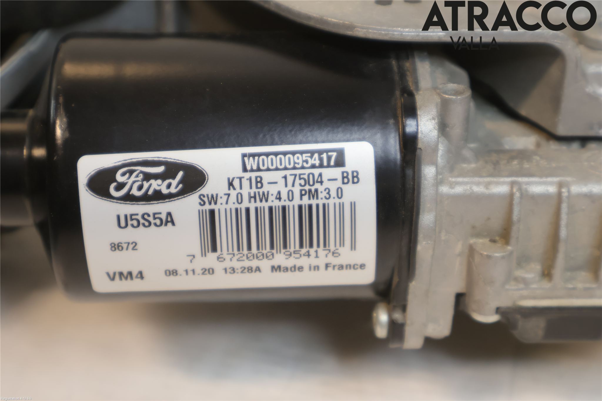 Ford TRANSIT/TOURNEO CONNECT 13-22 Viskermotor Frontrute