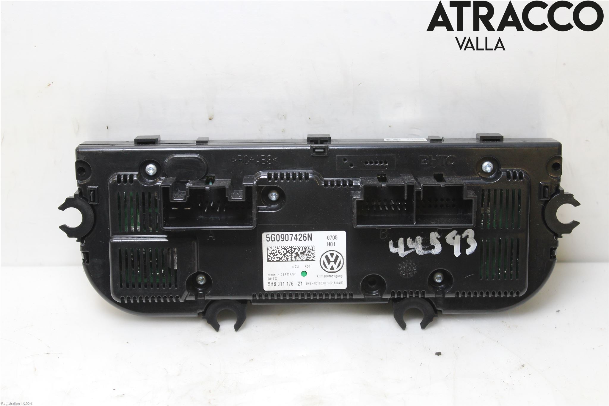 Volkswagen VW GOLF / E-GOLF VII 13-20 Varme Ac Betjening-Display