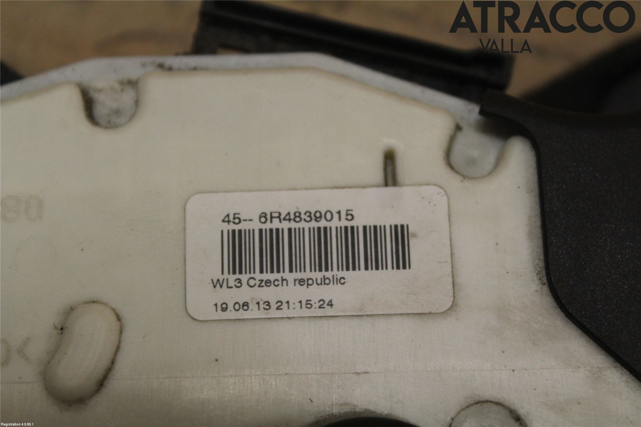 Volkswagen VW POLO 10-17 Dørlås - Låsekasse