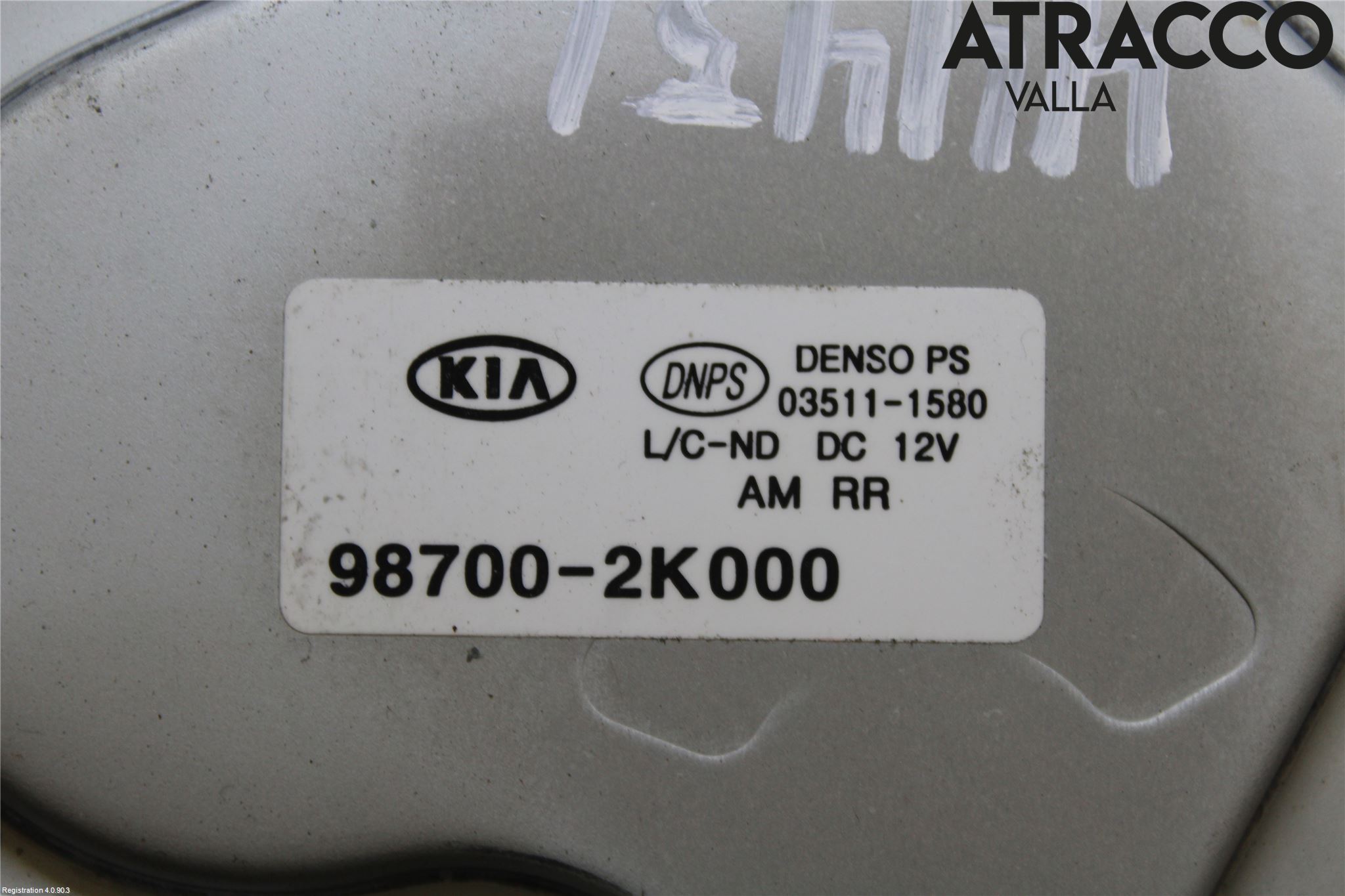Kia SOUL 09- Viskermotor Bakluke
