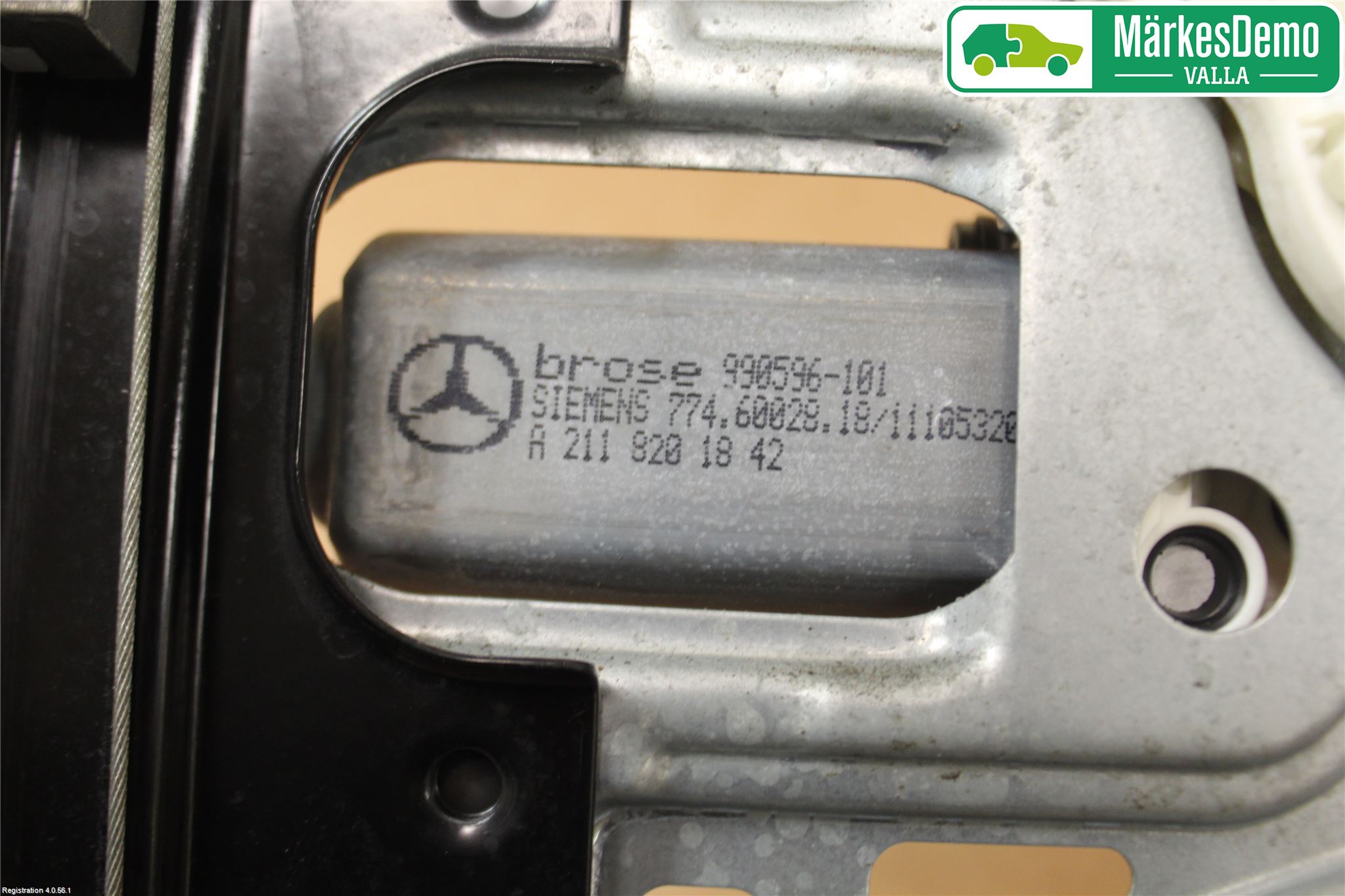 Mercedes-Benz MB C (203) 00-07 Vindusheis El Komp