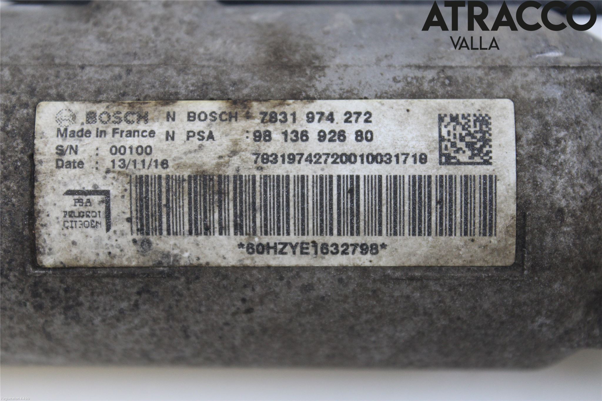 Peugeot EXPERT/E-EXPERT 17- Servo Snekke - Tannstang