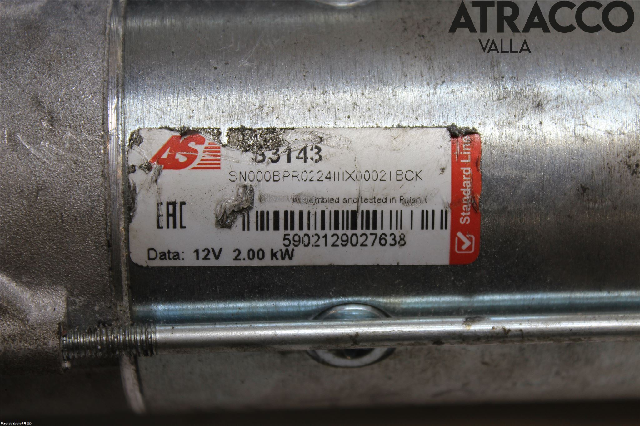 Renault TRAFIC/E-TECH 15- Startmotor Diesel