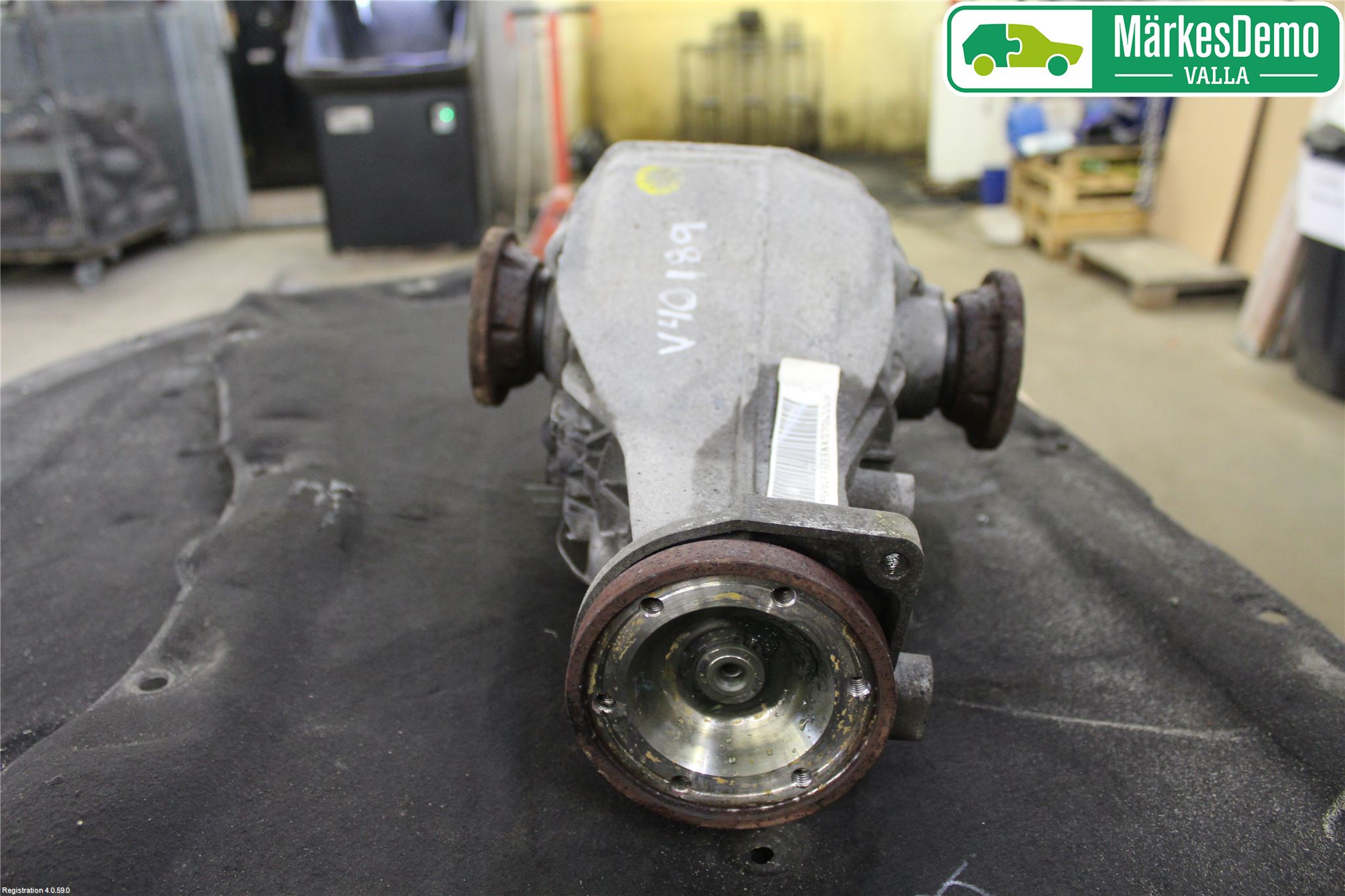 Audi A4/S4 05-07 Bakaksel Kardang Bak -Diff