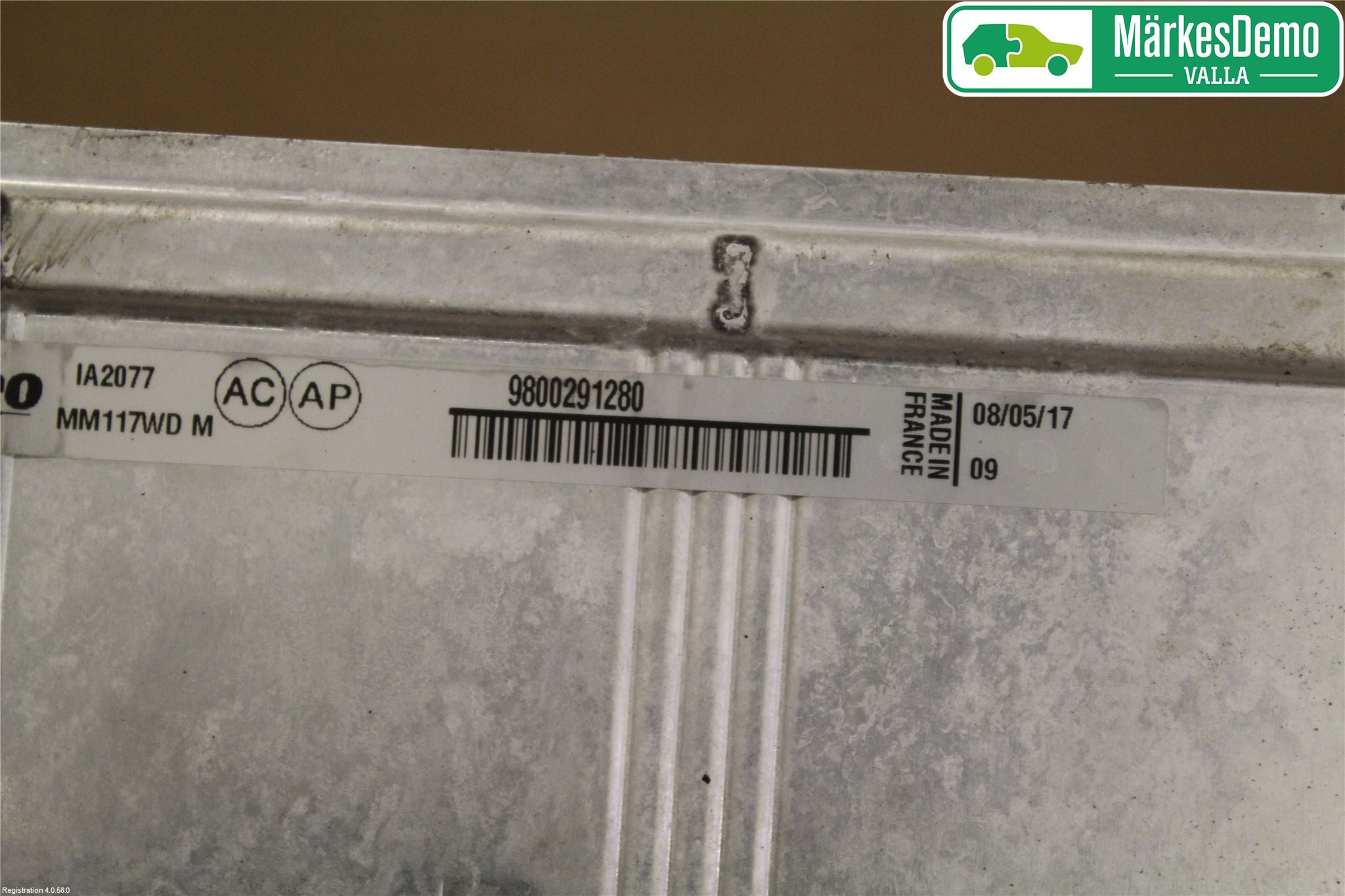 Peugeot PARTNER 16-18 Intercooler Radiator