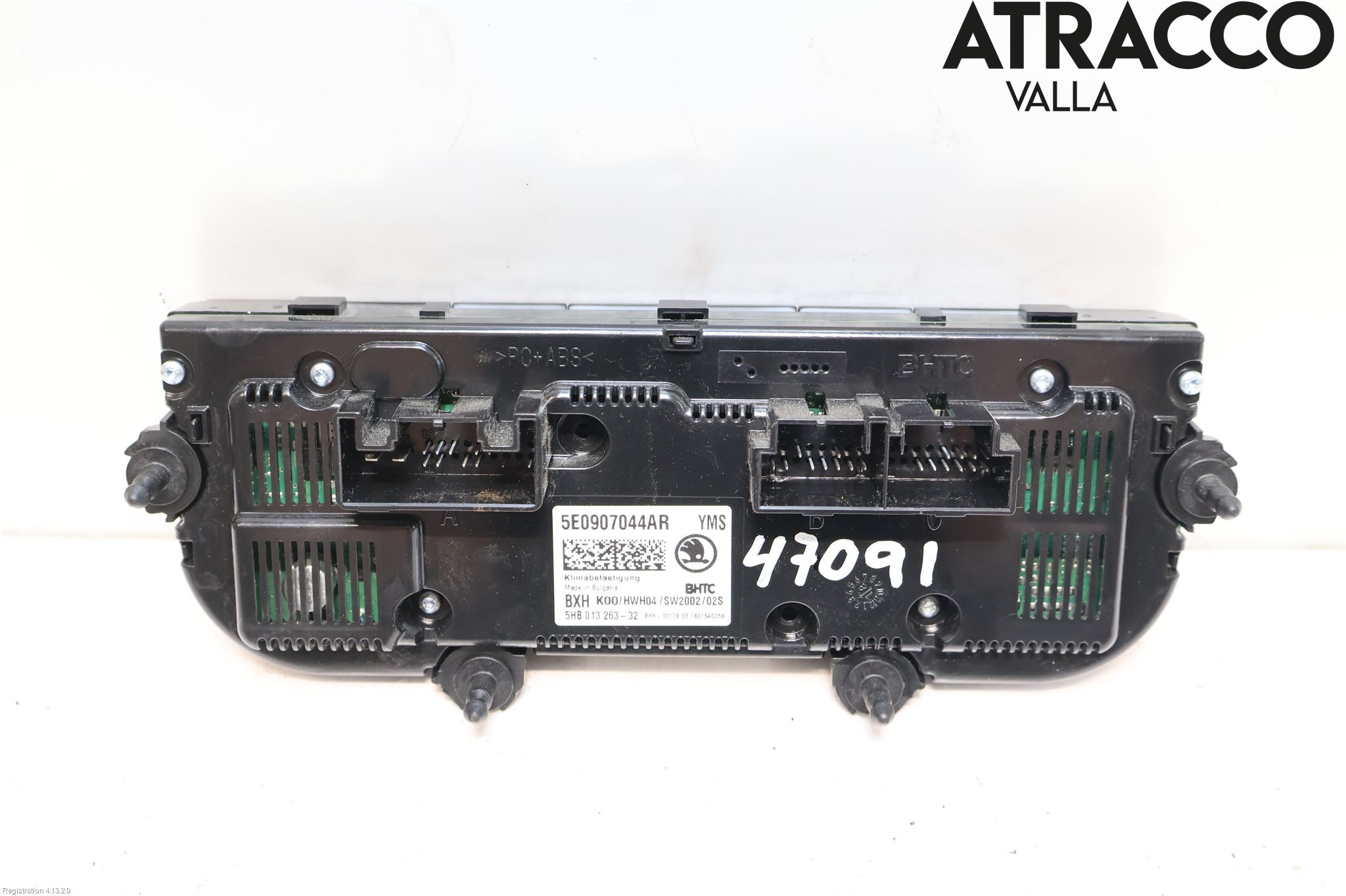 Skoda OCTAVIA (5E) 13-20 Varme Ac Betjening-Display