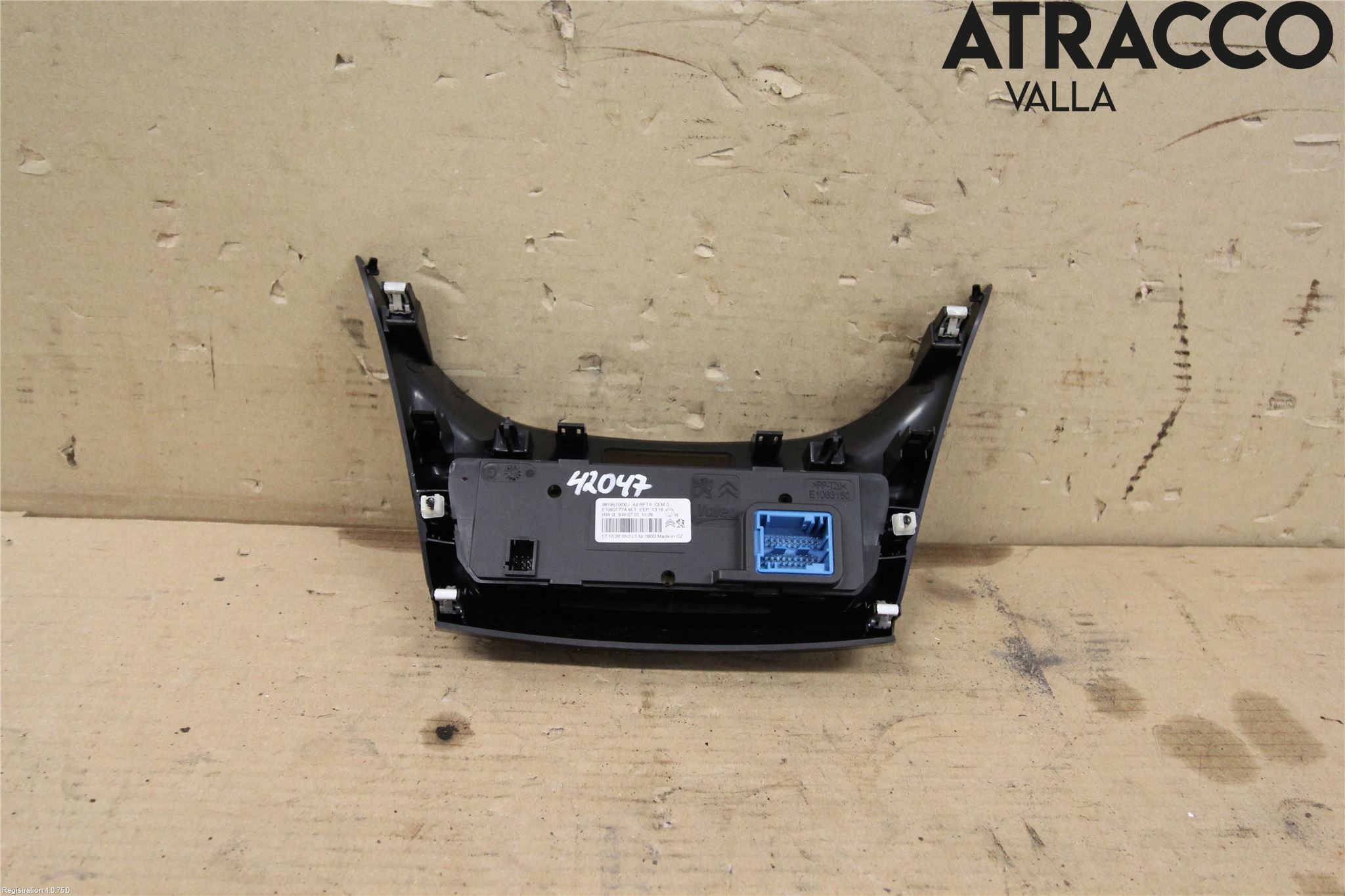 Peugeot 2008 13-20 Varme Ac Betjening-Display