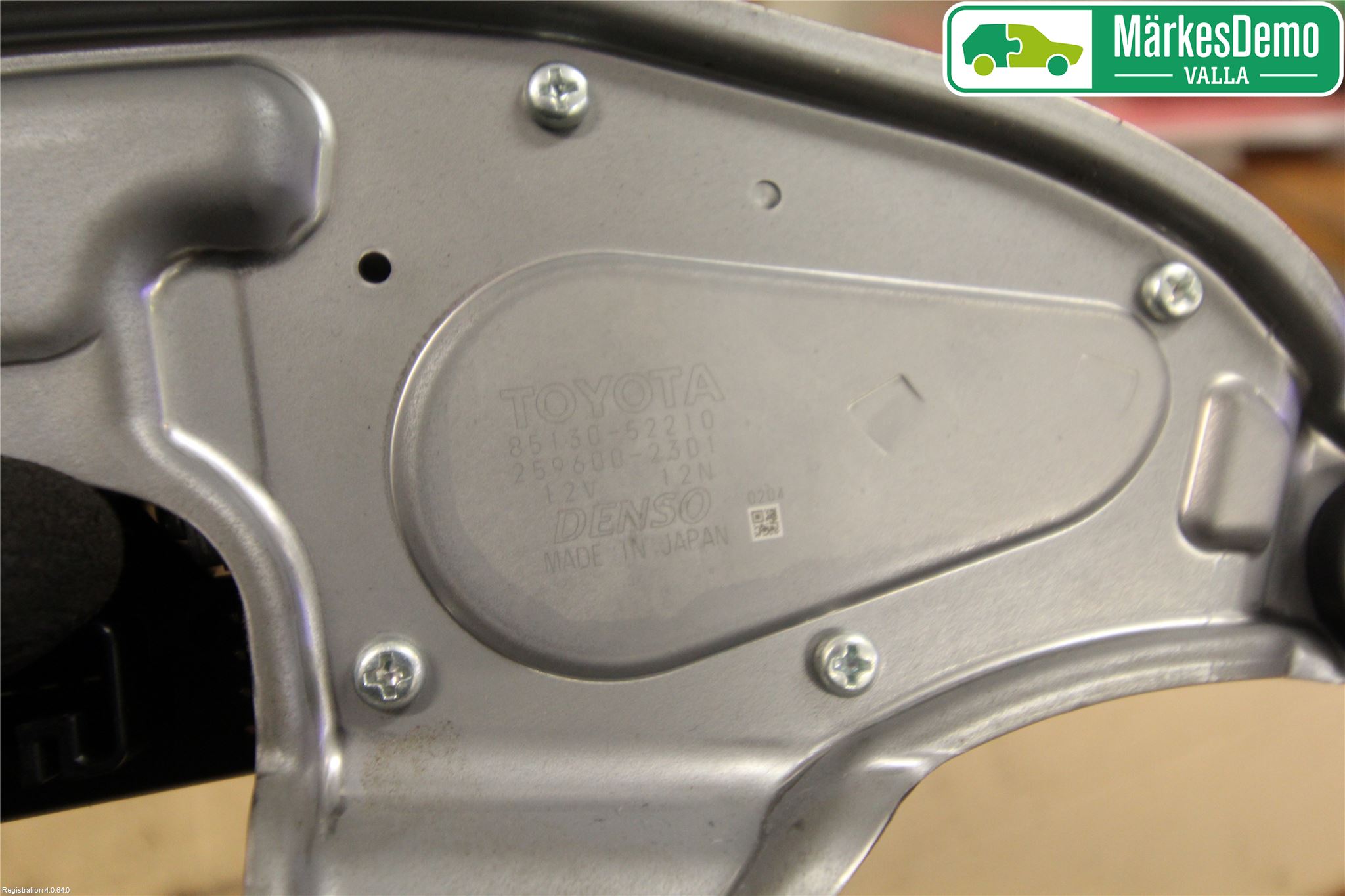 Toyota VERSO-S 11-16 Viskermotor Bakluke