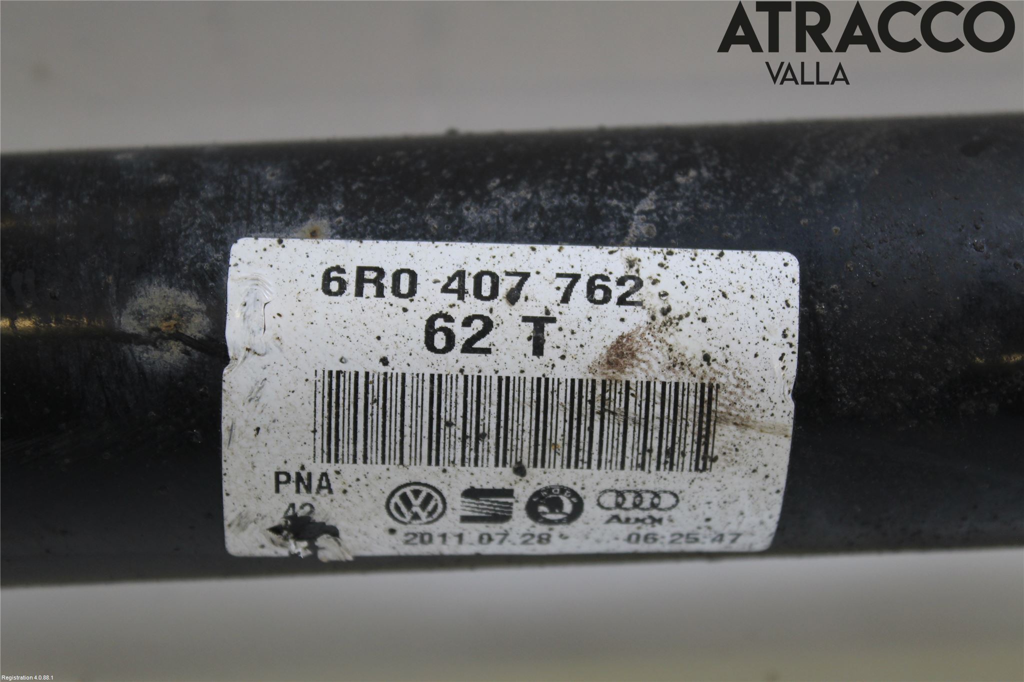Volkswagen VW POLO 10-17 Drivaksel Foran Kompl Høyre