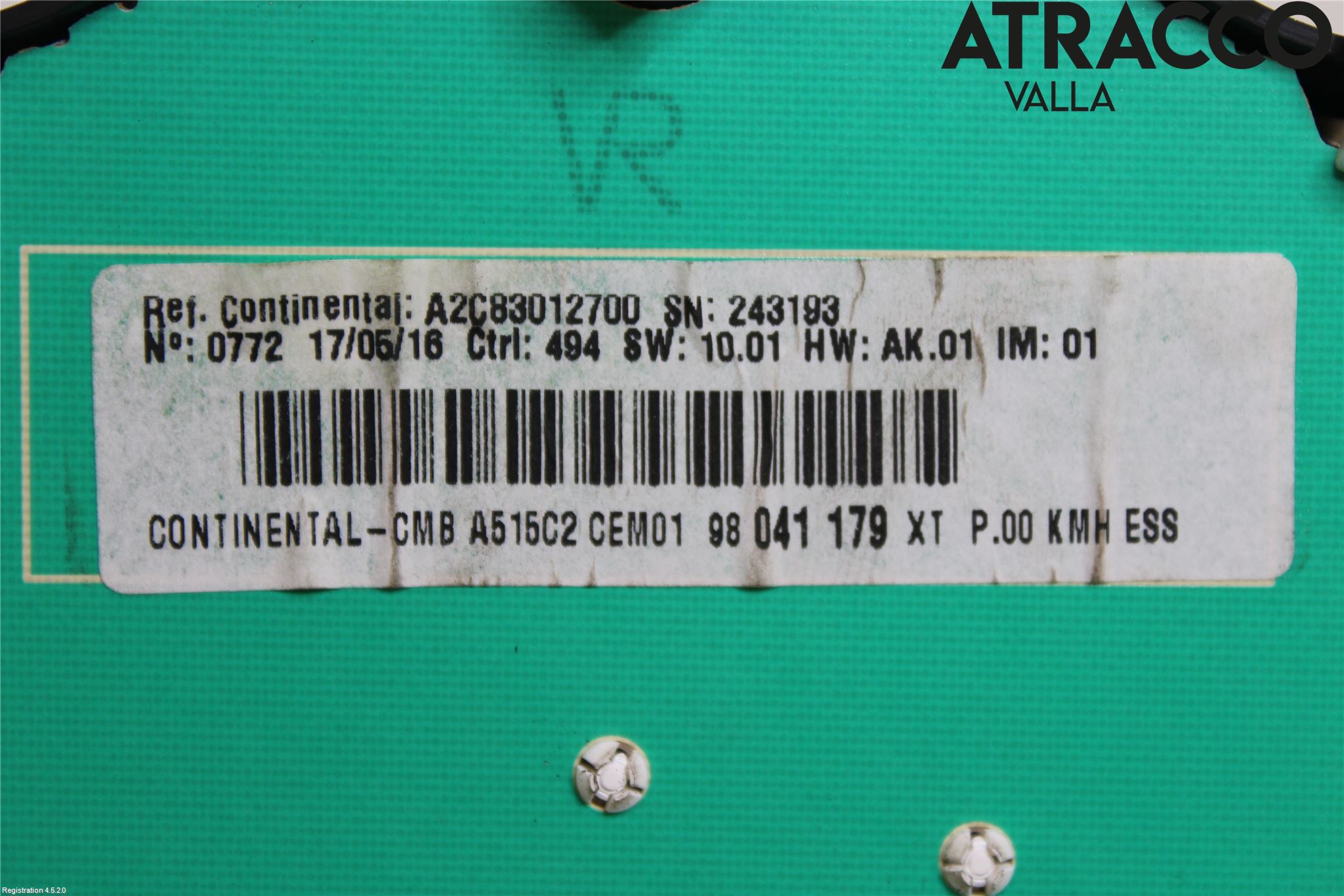 Citroen C3 10-17 Instr Kombinert