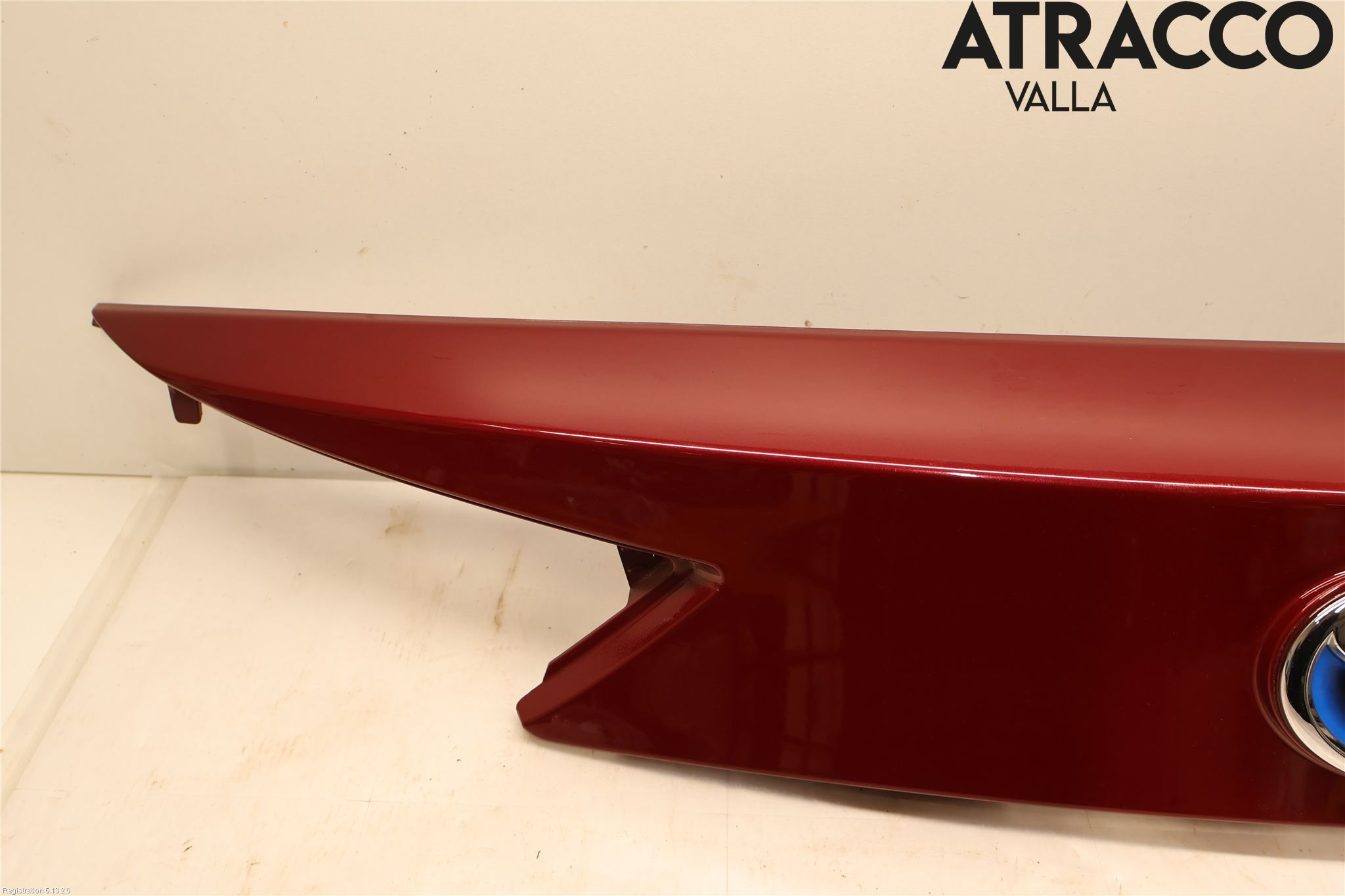 Toyota AURIS 13-19 Refleksplate - Skiltplate