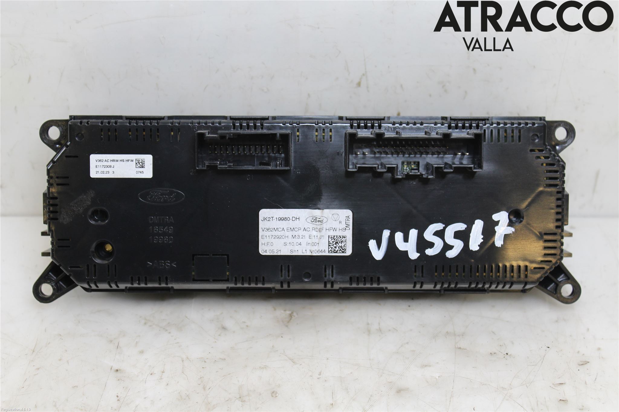 Ford TRANSIT SKÅP/BUSS 14-22 Varme Ac Betjening-Display