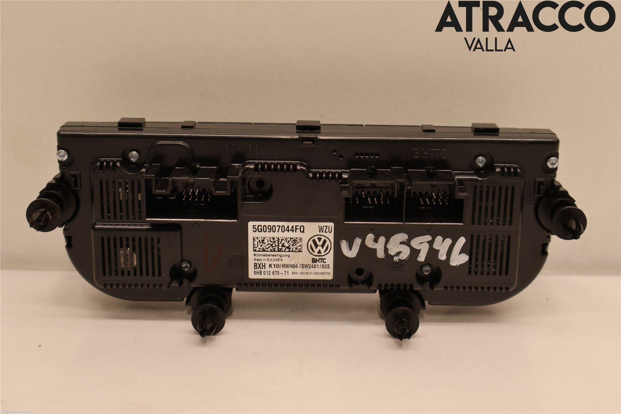Volkswagen VW GOLF / E-GOLF VII 13-20 Varme Ac Betjening-Display