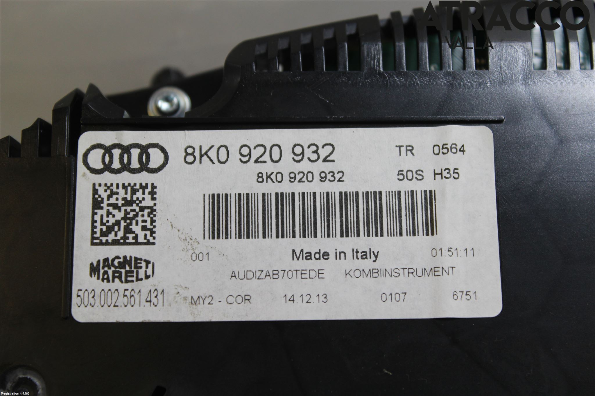 Audi A4 12-15 Instr Kombinert