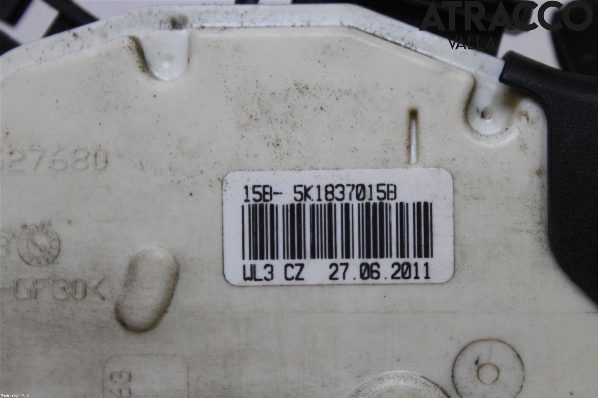 Volkswagen VW POLO 10-17 Dørlås - Låsekasse