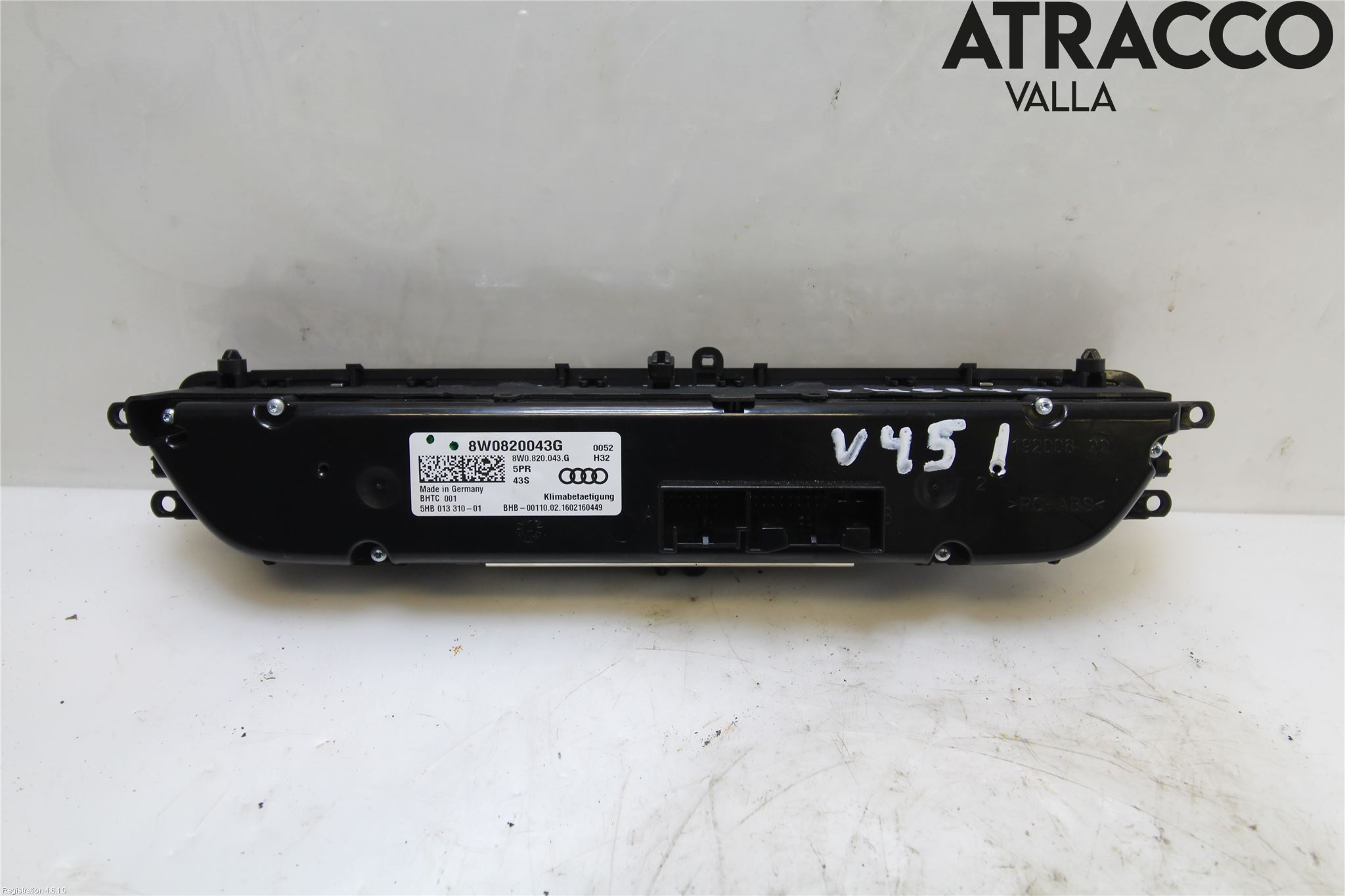 Audi A4/S4 B9 16-19 Varme Ac Betjening-Display