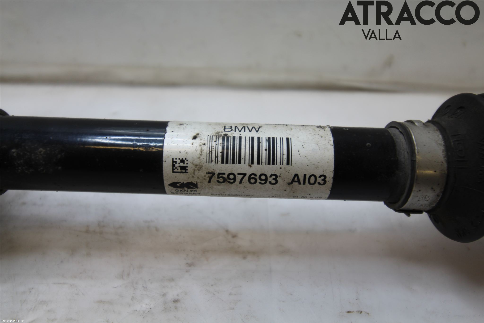 BMW 3 F30/F31/F80 12-19 Drivaksel Foran Kompl Venstre