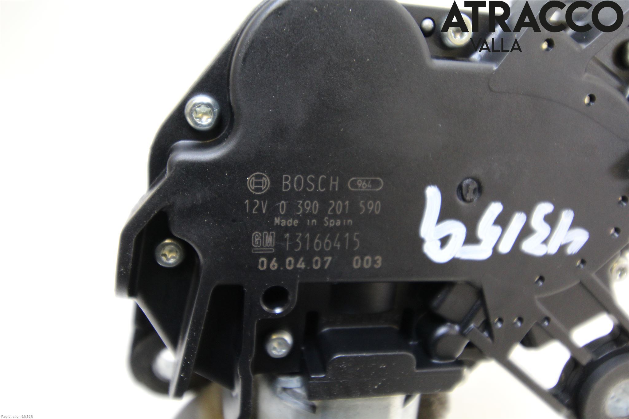 Opel VECTRA C 06-08 Viskermotor Bakluke