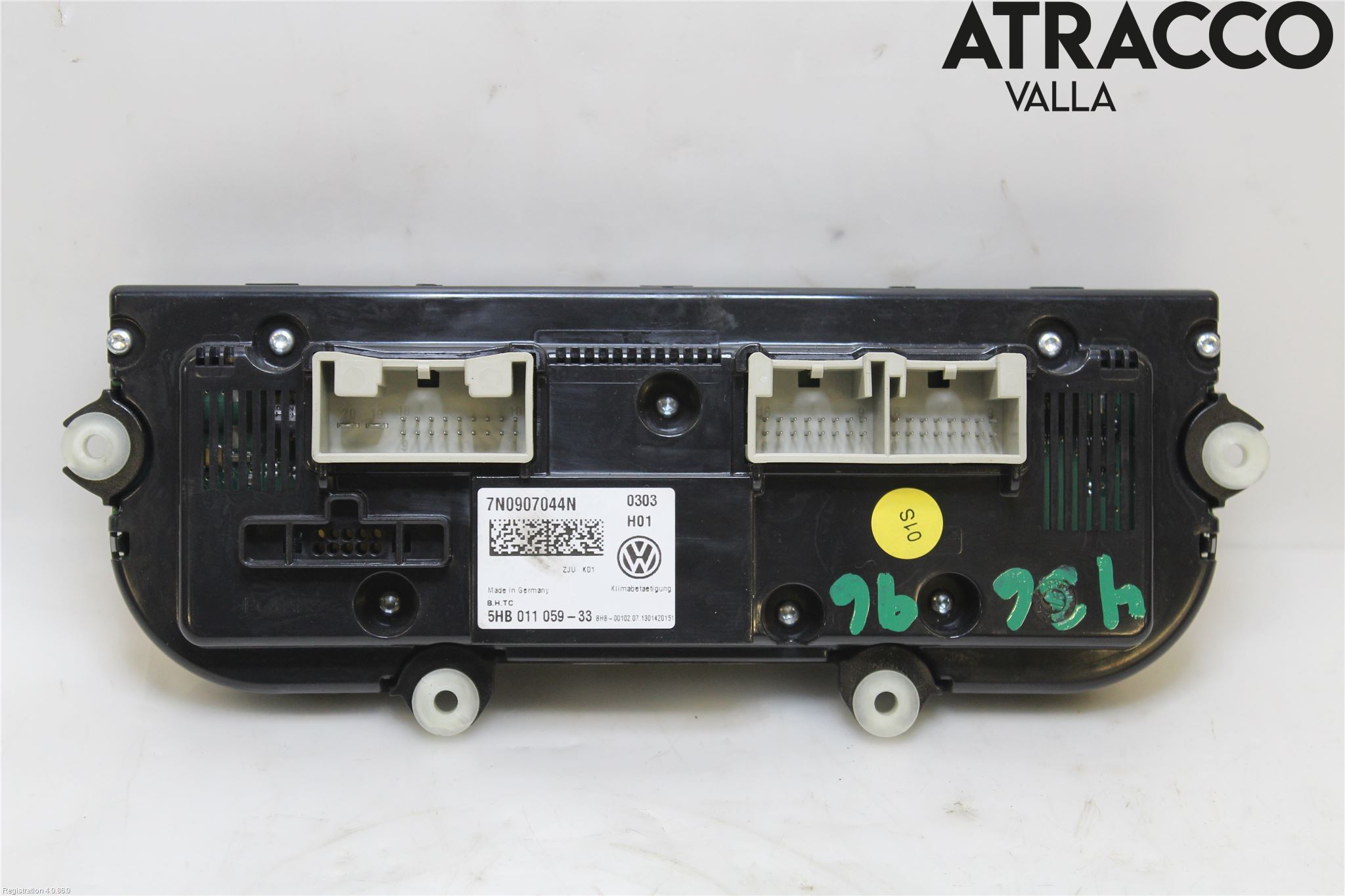 Volkswagen VW SHARAN 11- Varme Ac Betjening-Display