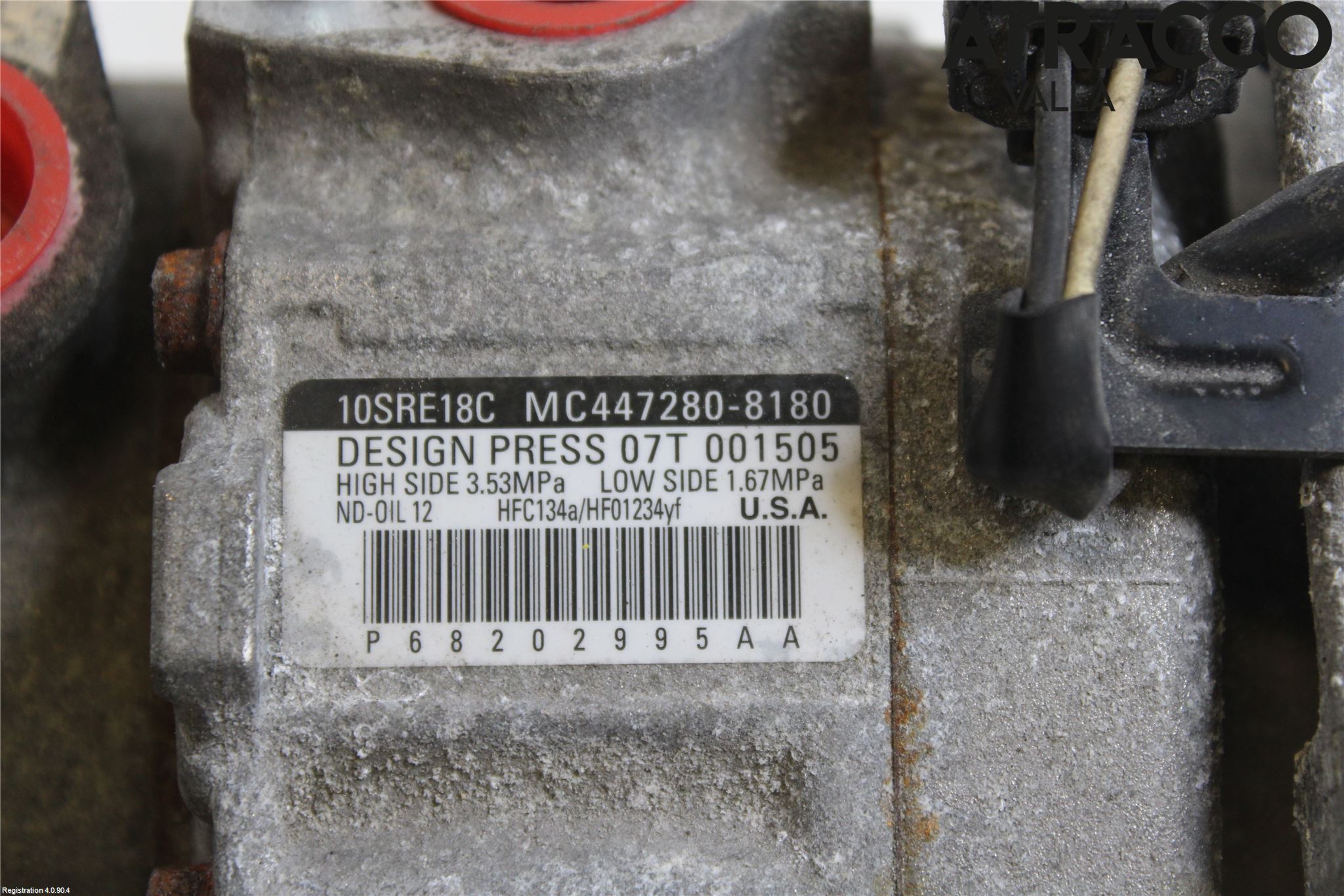 Jeep GRAND CHEROKEE 10-20 Varme Ac Kompressor
