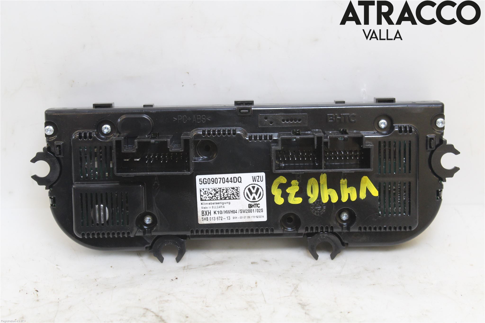 Volkswagen VW ARTEON 17- Varme Ac Betjening-Display