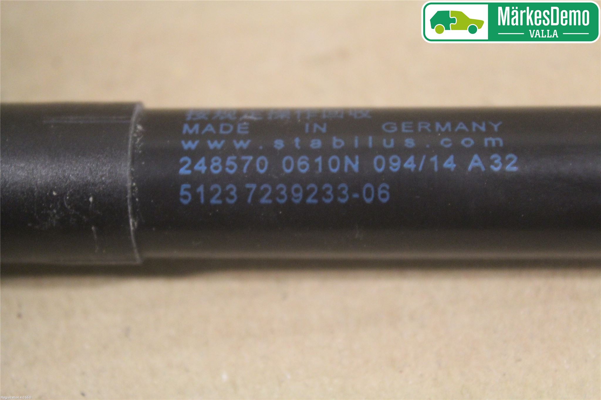 BMW 3 GT F34 13-19 Panser Demper-Gassfjær