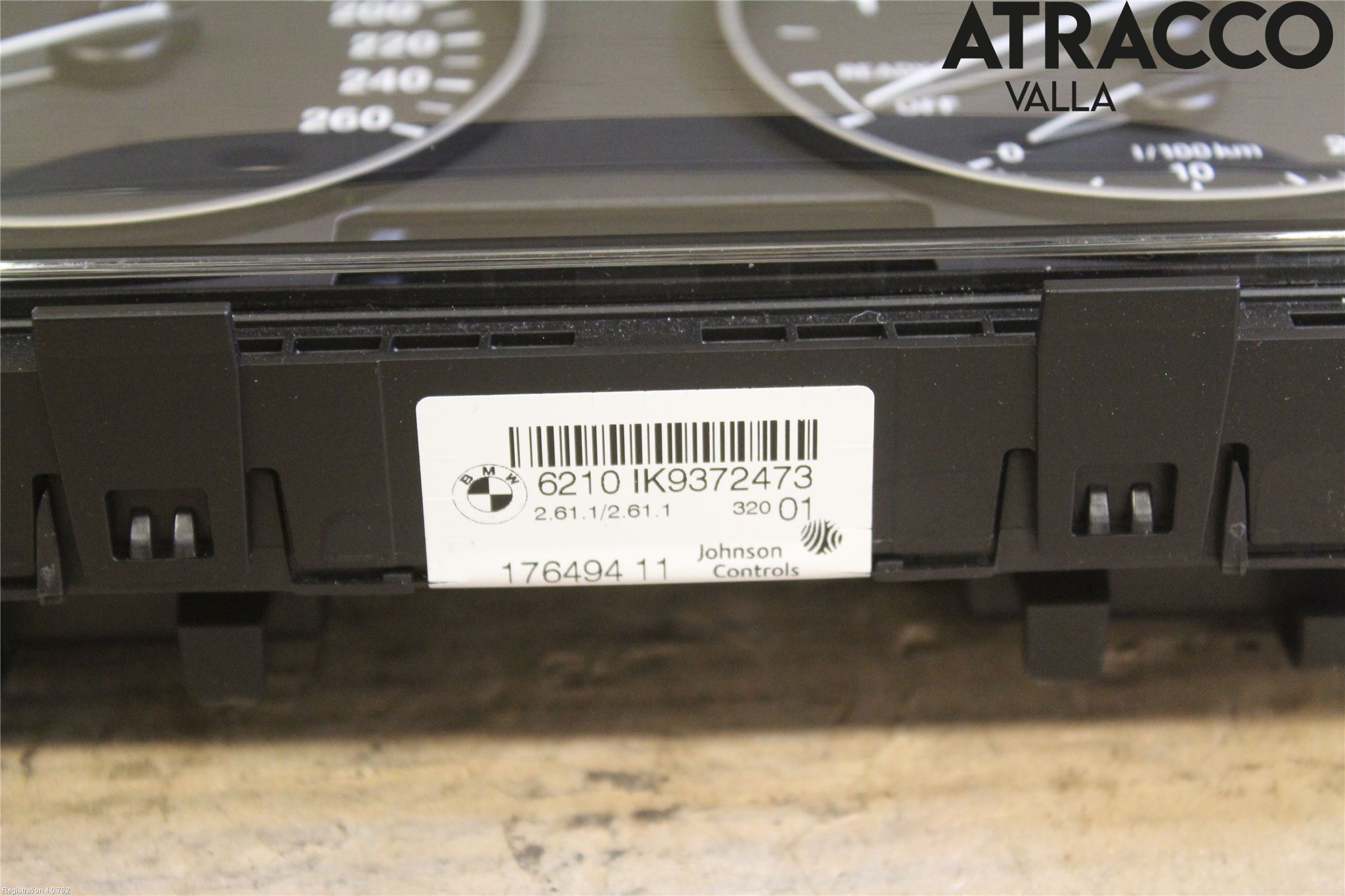BMW 3 F30/F31/F80 12-19 Instr Kombinert