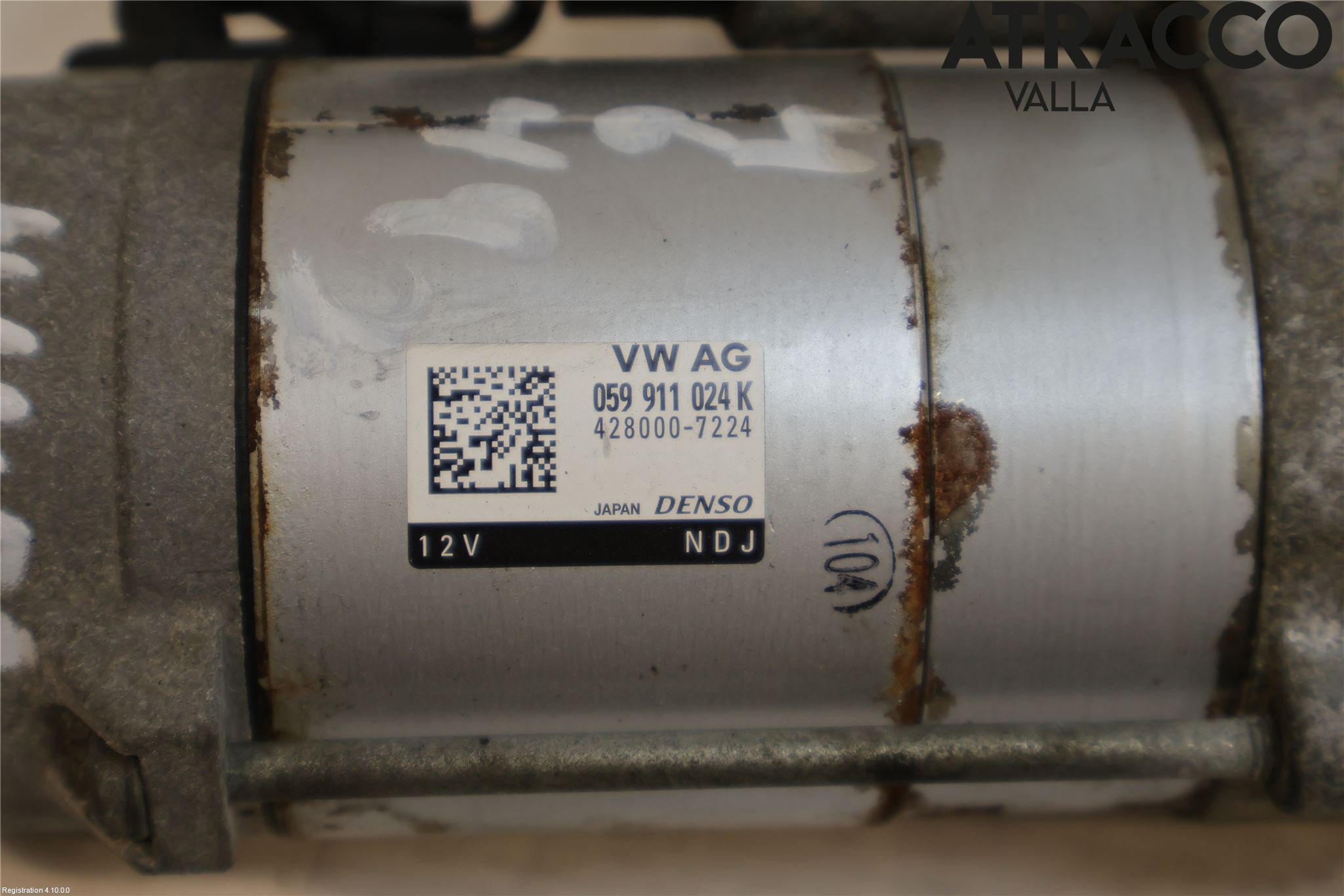 Volkswagen VW TOUAREG 7P 11-18 Startmotor Diesel