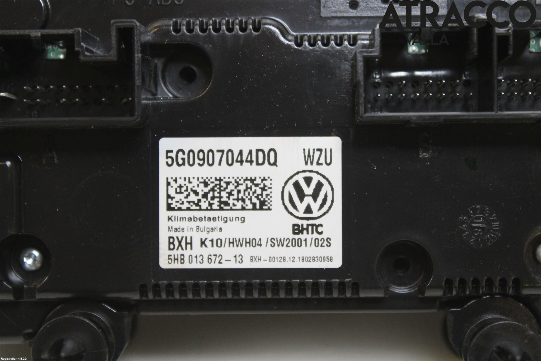 Volkswagen VW PASSAT 15-19 Varme Ac Betjening-Display