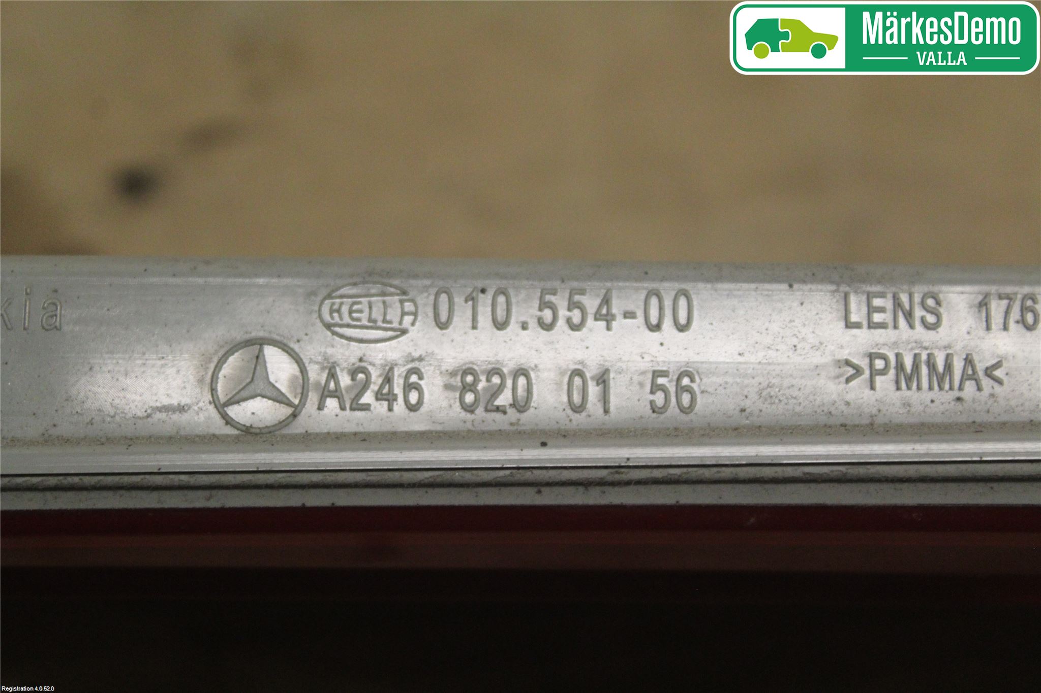 Mercedes-Benz MB B-KLASS (W246/W242) 12-19 Bremselys Bakrute
