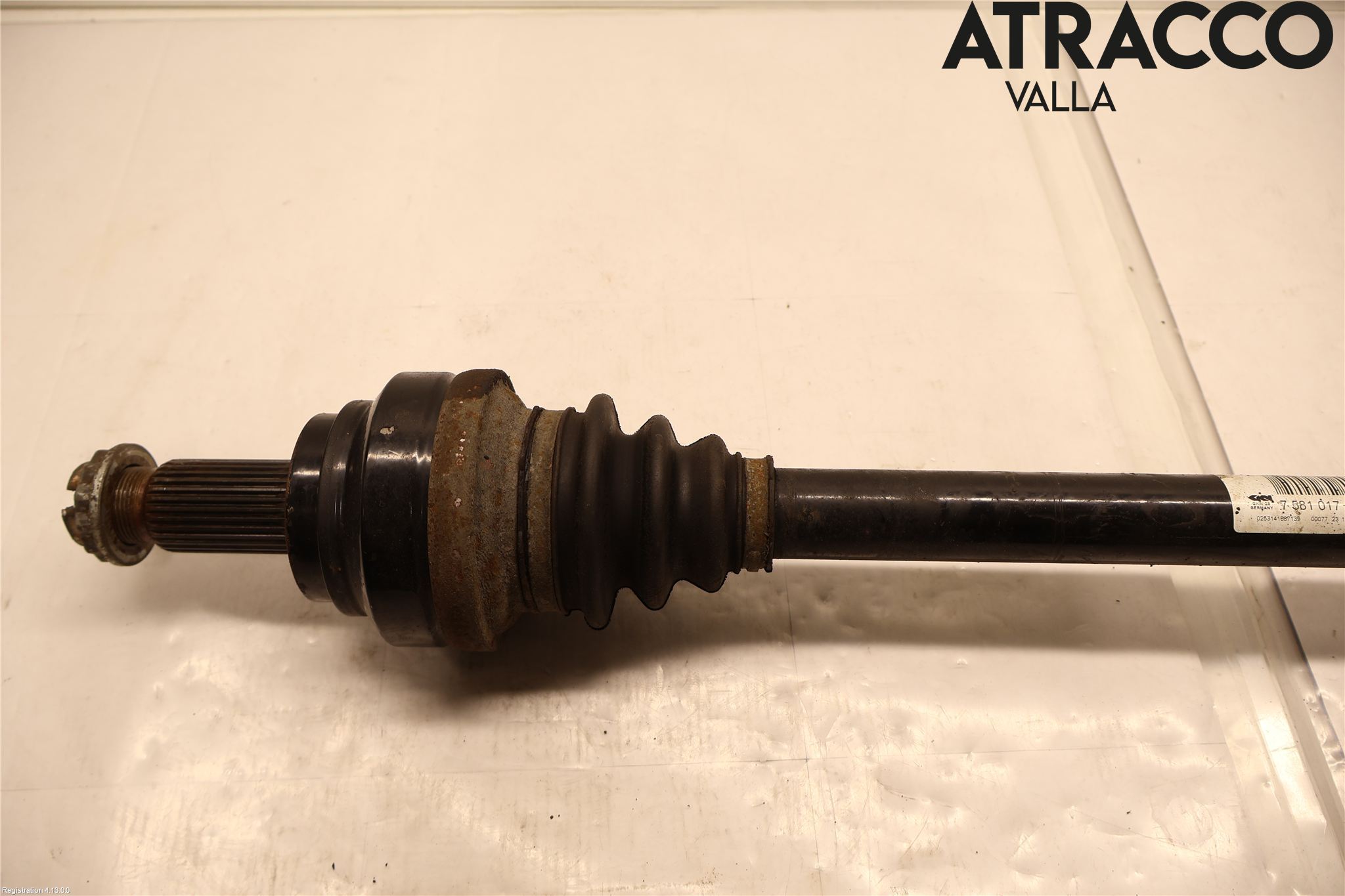 BMW 5 F10/F11/F18 09-17 Drivaksel Bak Kompl Venstre