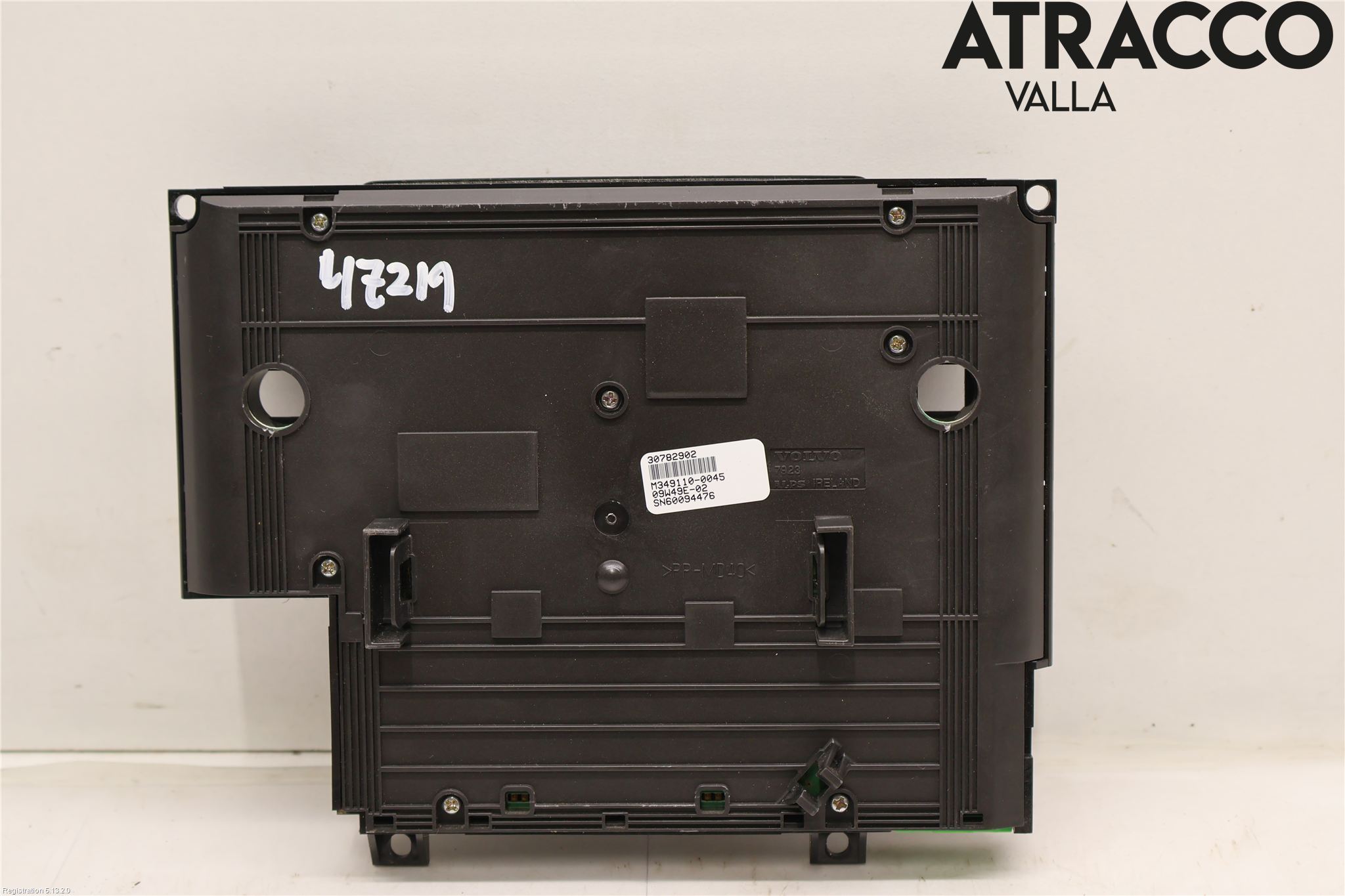 Volvo XC70 08-13 Varme Ac Betjening-Display