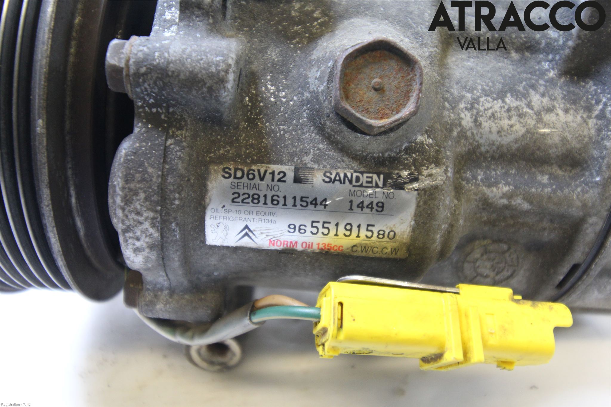 Peugeot 206 98-09 Varme Ac Kompressor