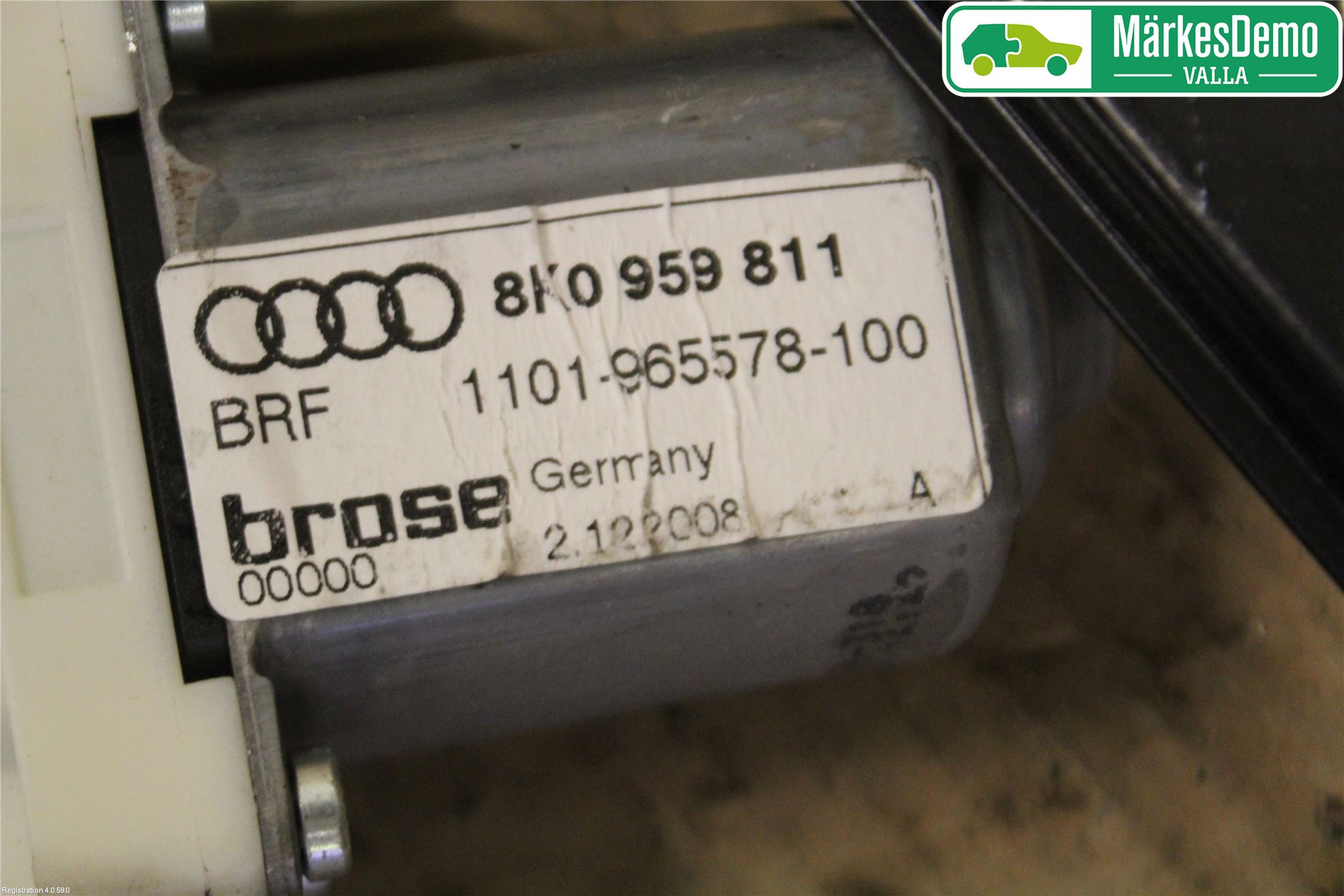 Audi A4/S4 08-11 Vindusheis El Komp
