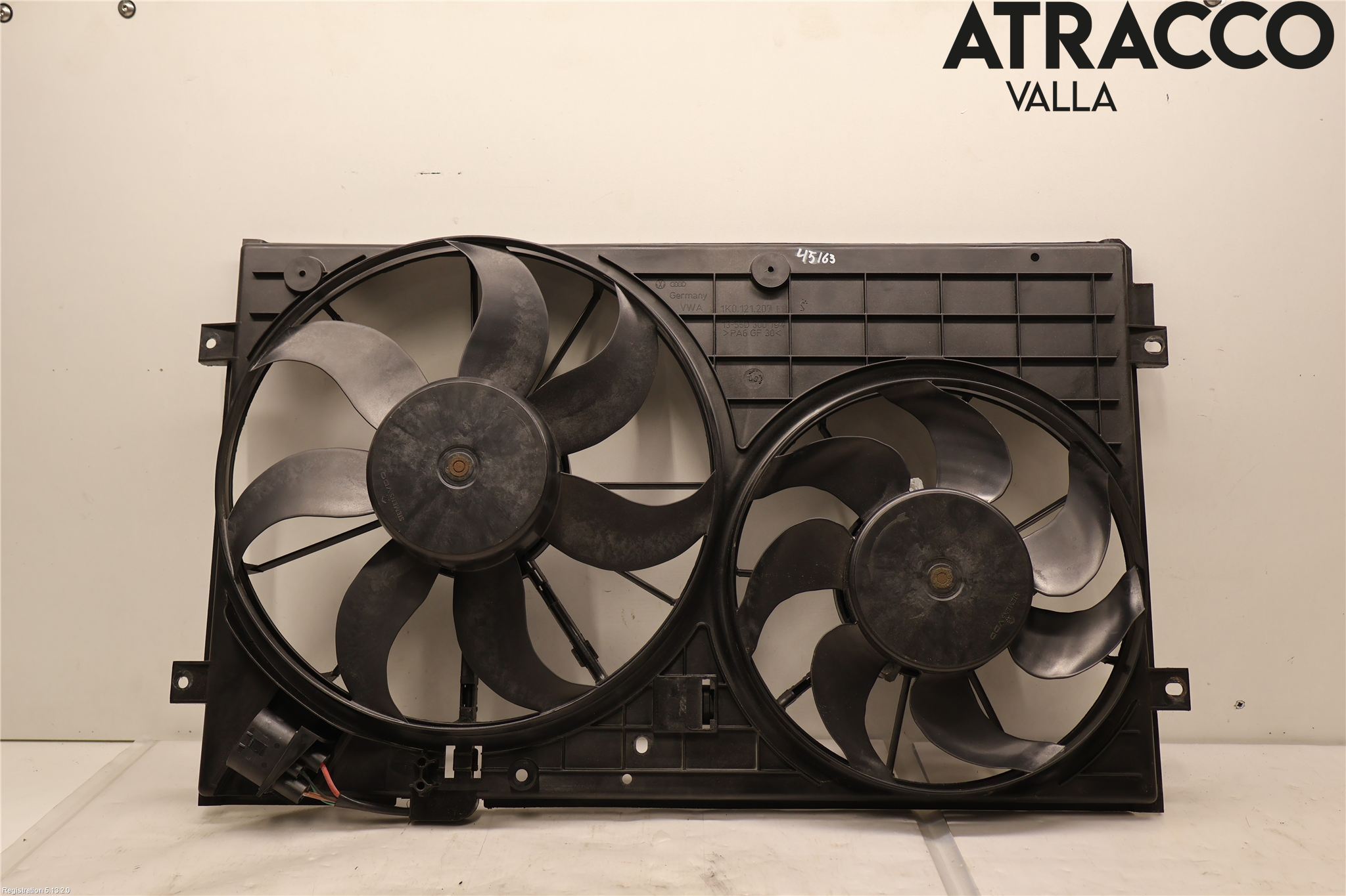 Audi A3/S3 05-13 Kjølevifte-Radiator Hus-Kåpe