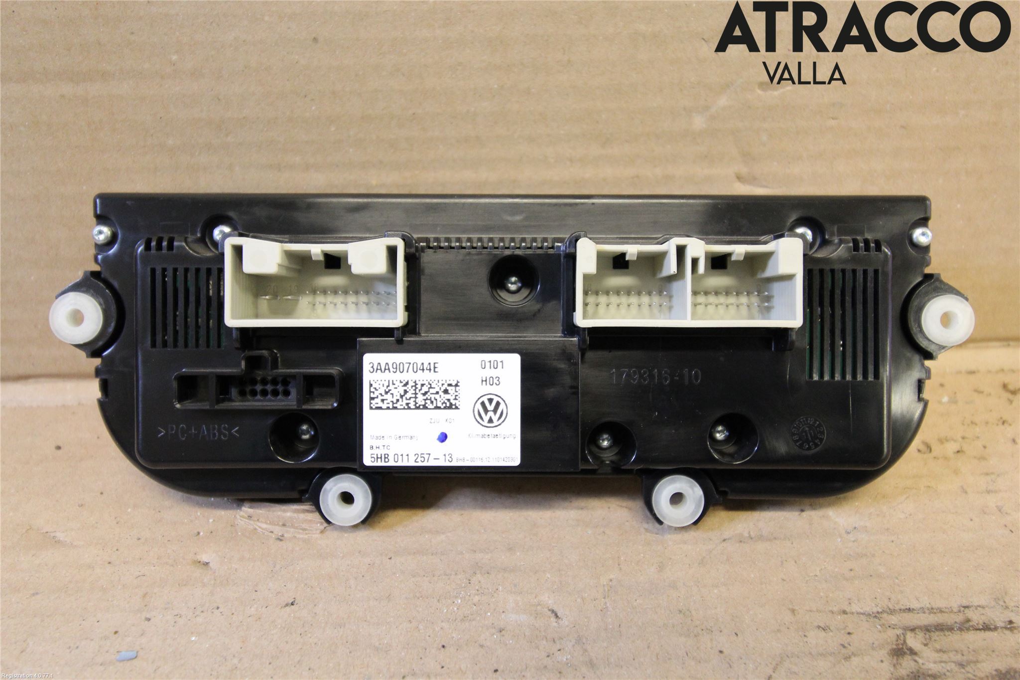 Volkswagen VW PASSAT 11-14 Varme Ac Betjening-Display