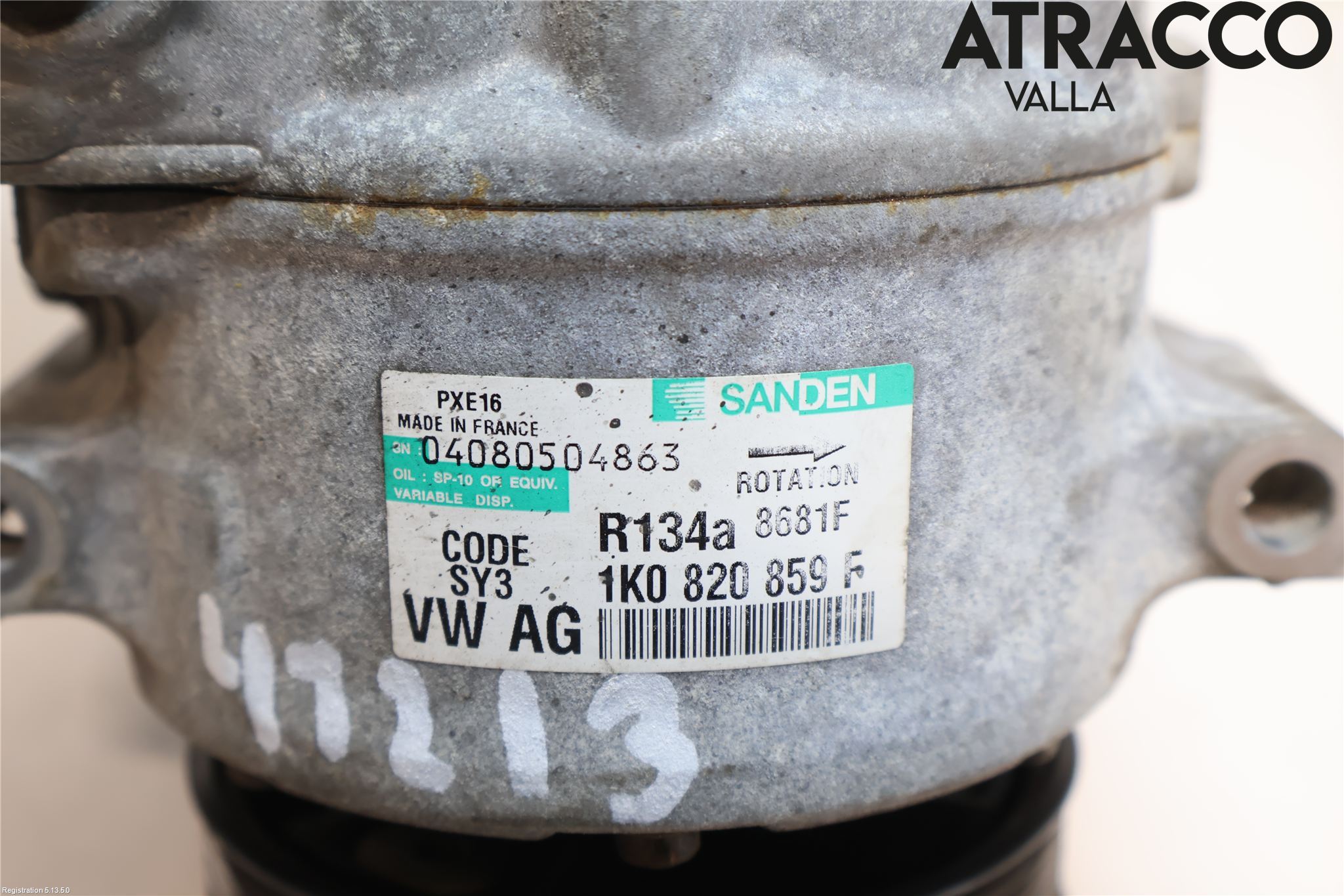 Seat ALTEA Varme Ac Kompressor
