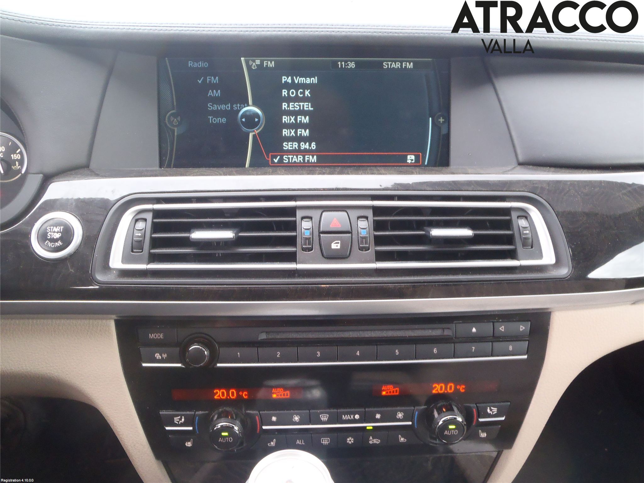 BMW 7 F01/02/03/04 09-15 Instr Skjerm Dvd-Gps-Ac-Tlf