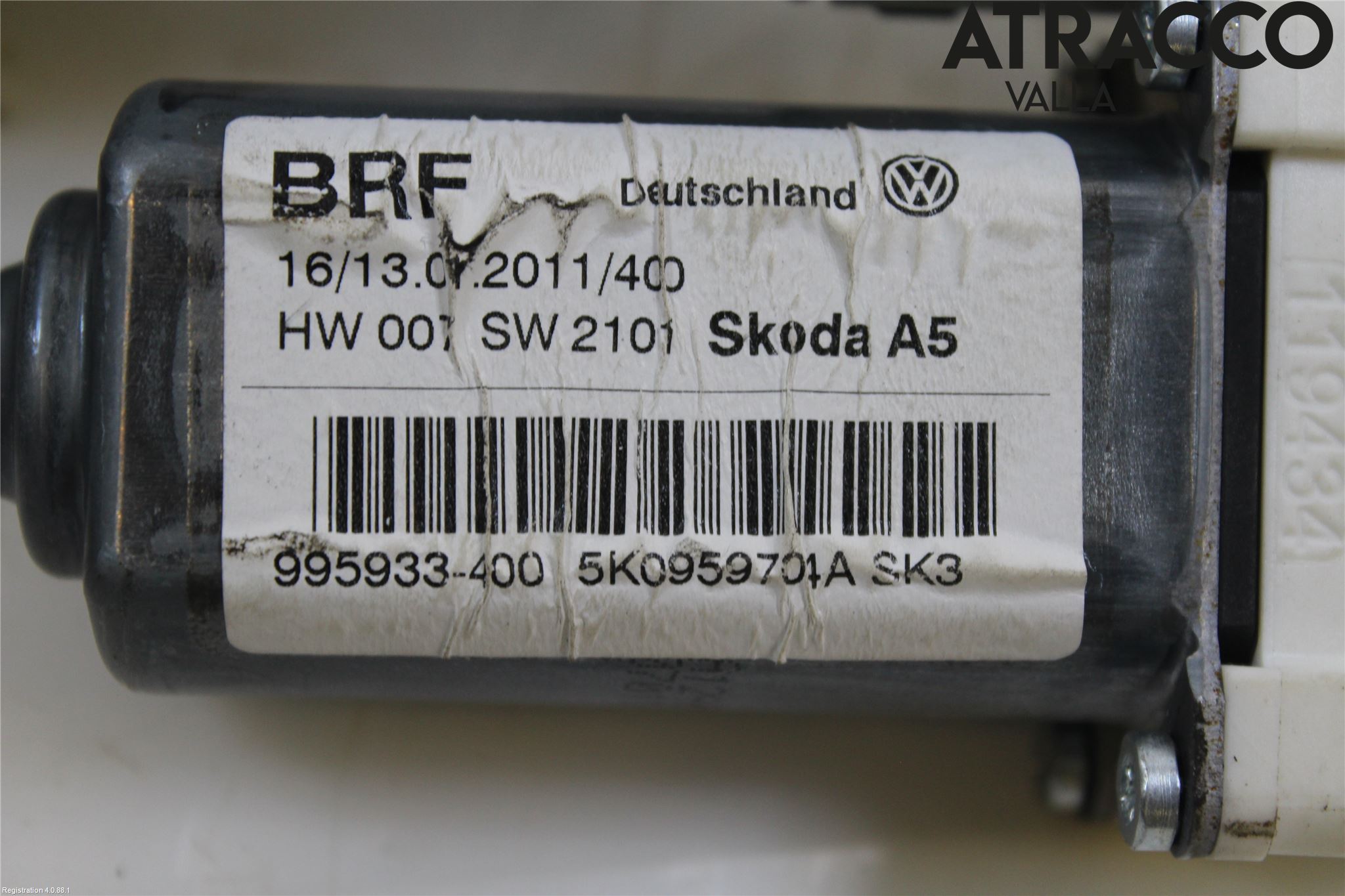 Skoda OCTAVIA (1Z) 05-13 Vindusheismotor