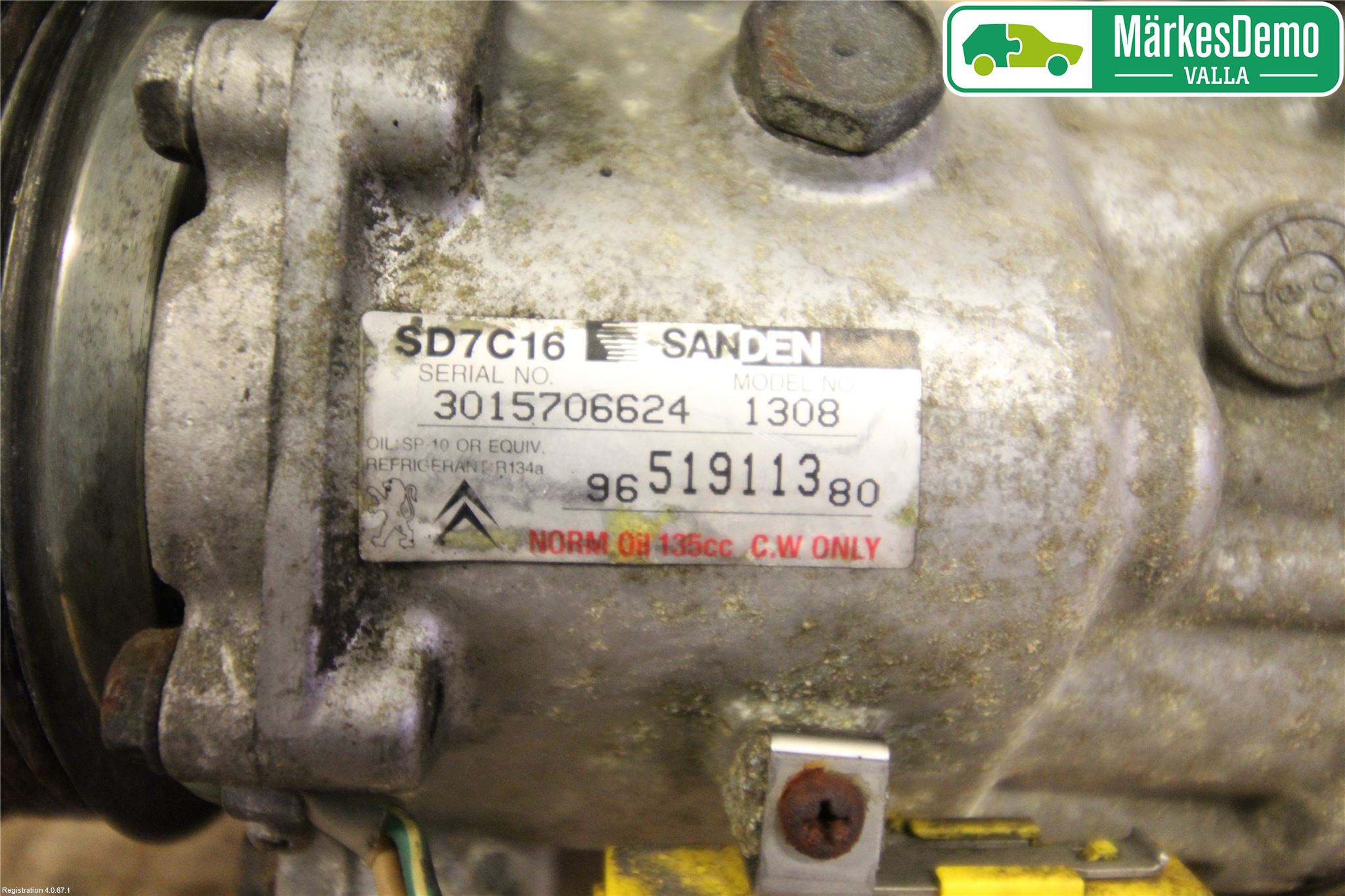 Peugeot 307     05-08 Varme Ac Kompressor