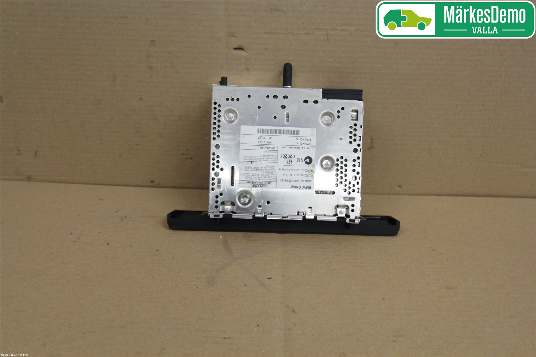 BMW X5 E53     99-06 Stereo Radio Med Cd