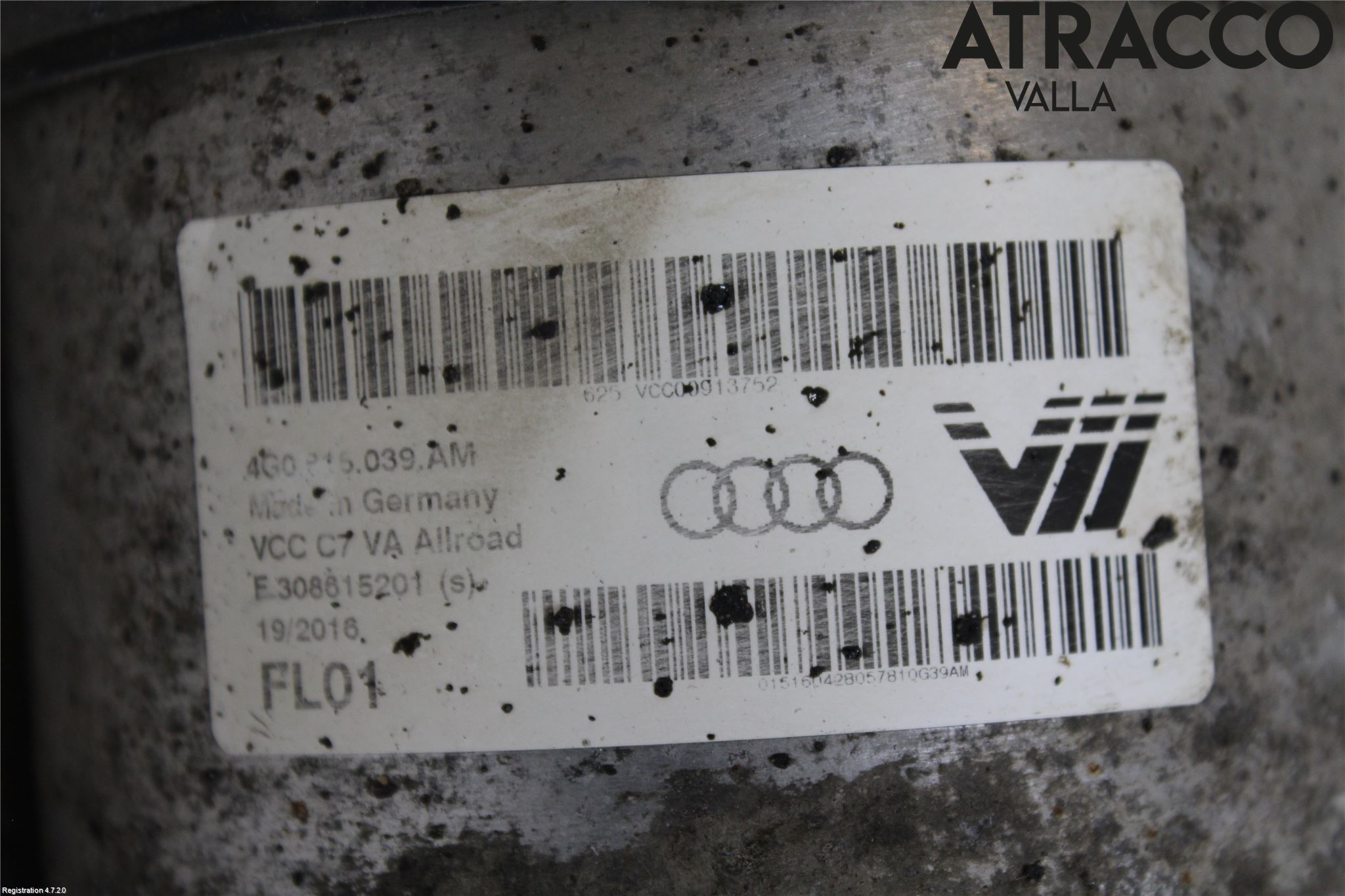 Audi A6 ALLROAD 12-18 Fjærbein Foran Høyre